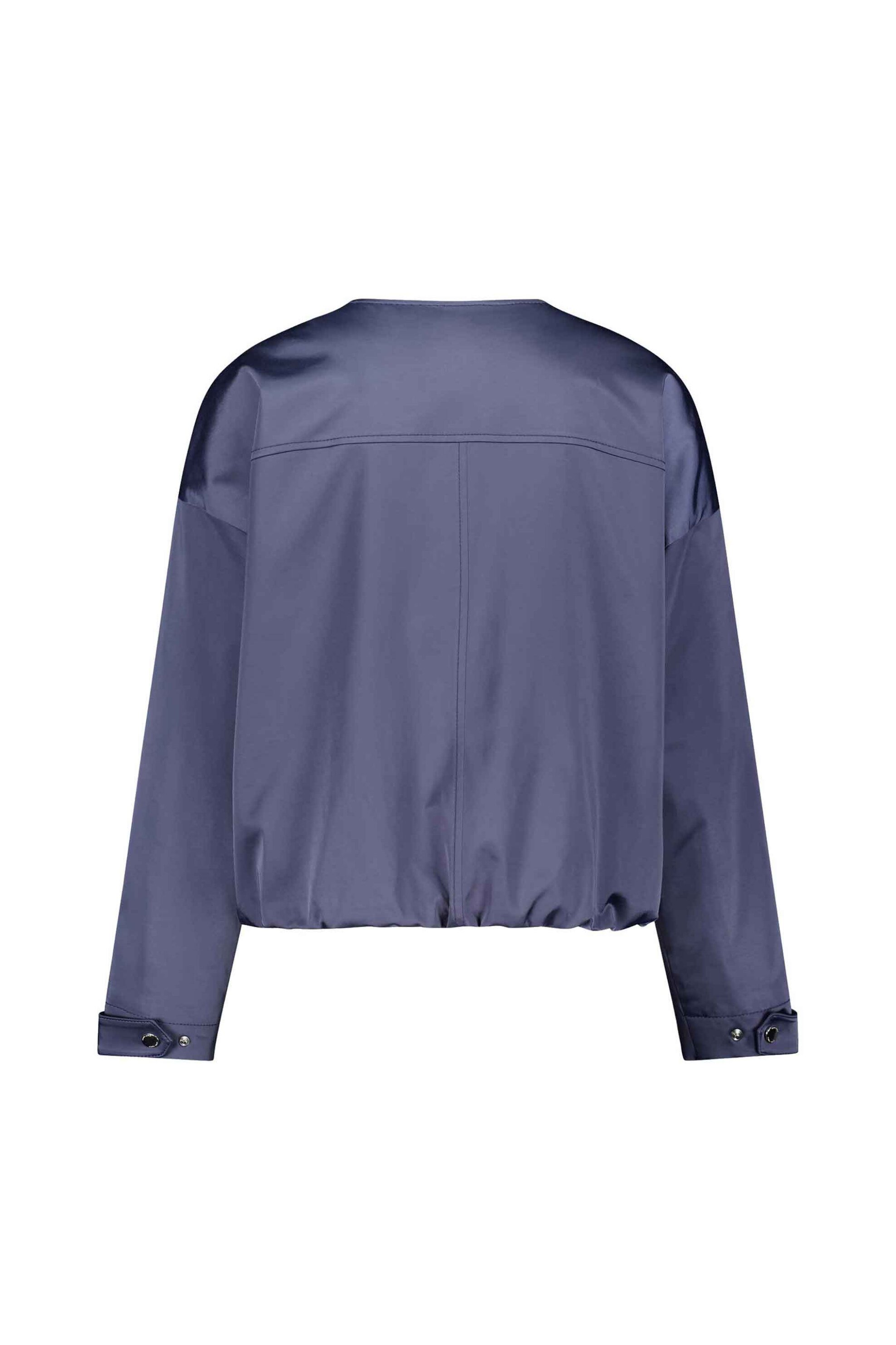 Gerry Weber γυναικείο jacket με flap τσέπες - 130006-52011 Μπλε Σκούρο