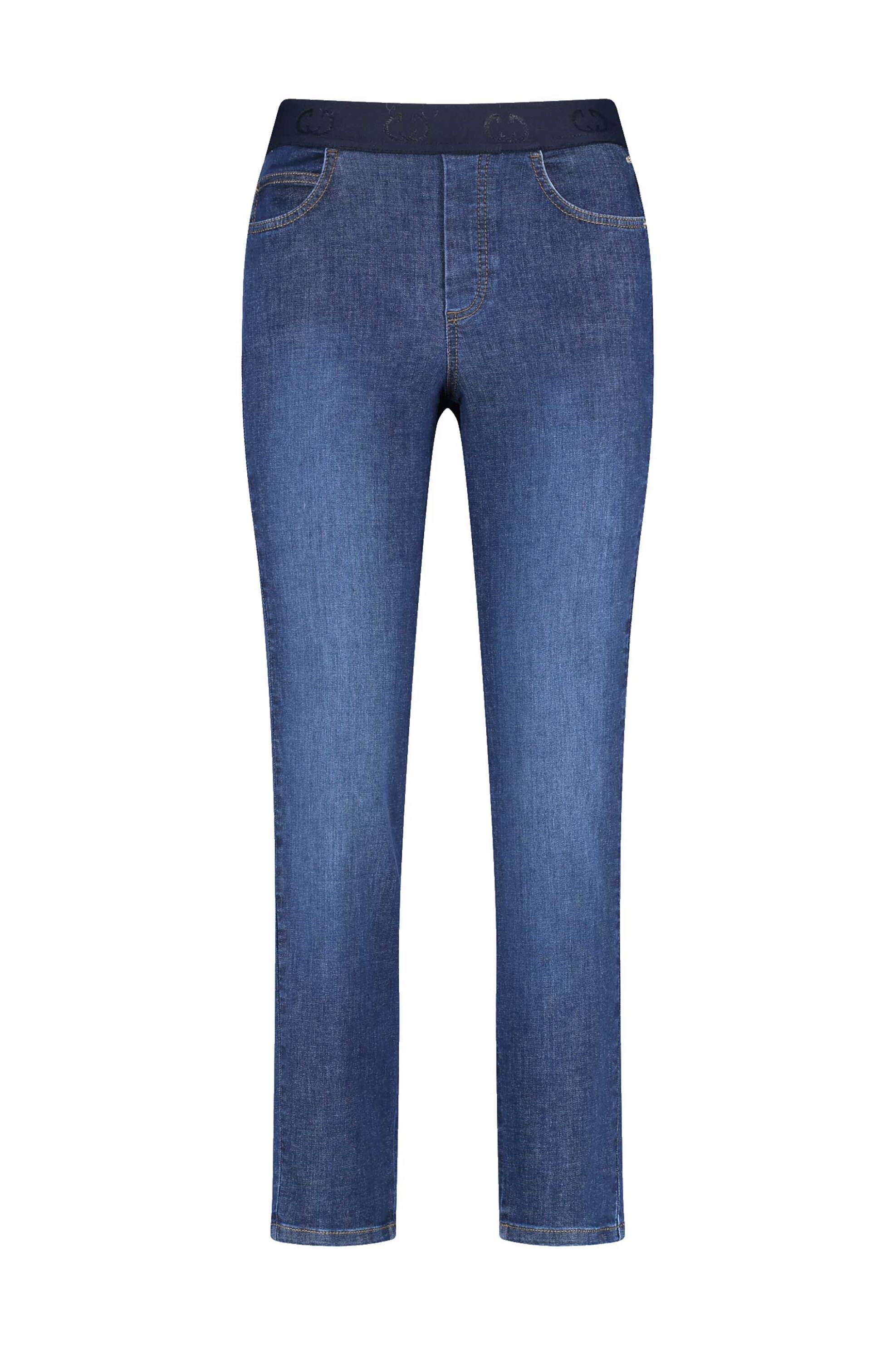 Gerry Weber γυναικείο τζιν παντελόνι cropped - 922000-68000 Denim Blue Σκούρο