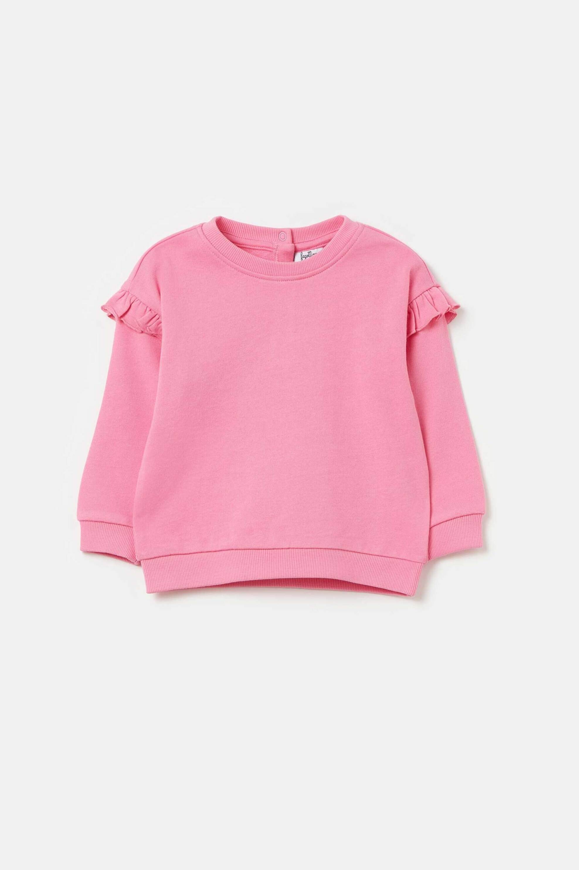 OVS KIDS OVS παιδική μπλούζα φούτερ μονόχρωμη - 001967825 Ροζ