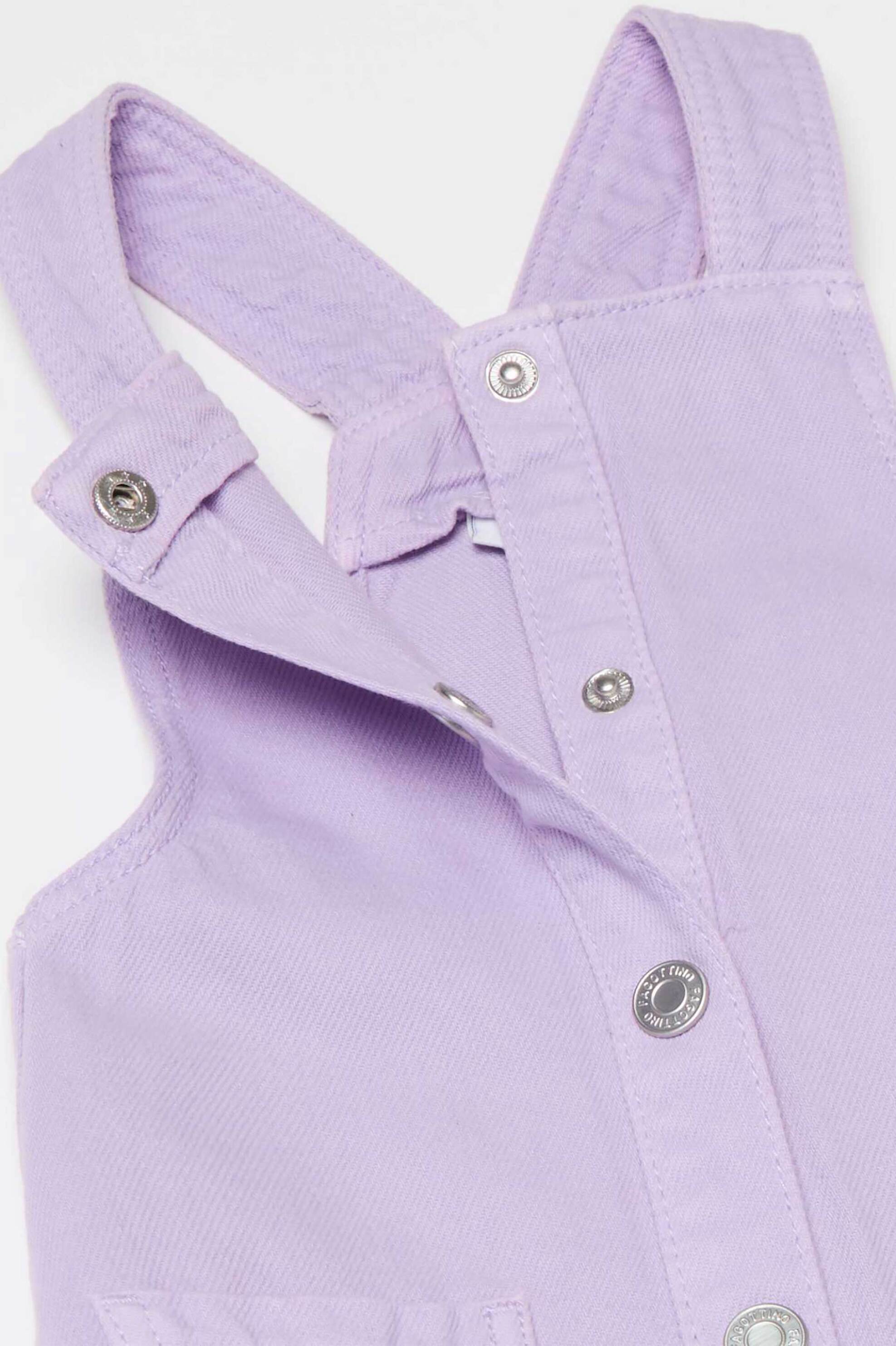 Ovs Παιδικό Φόρεμα Denim Μονόχρωμο με Τσέπες - 001940739 Λιλά