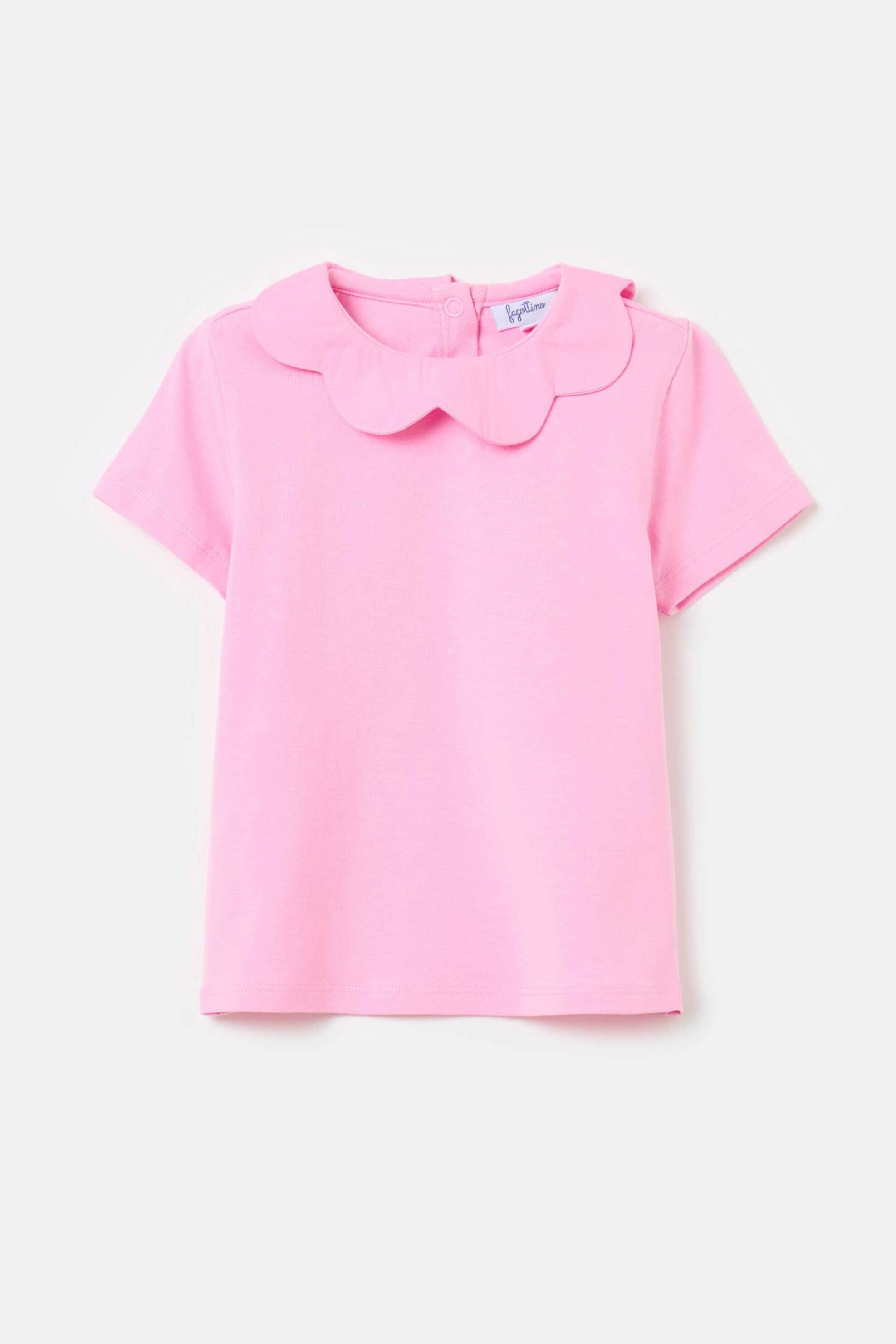 OVS KIDS OVS βρεφική μπλούζα με βολάν - 002042436 Ροζ