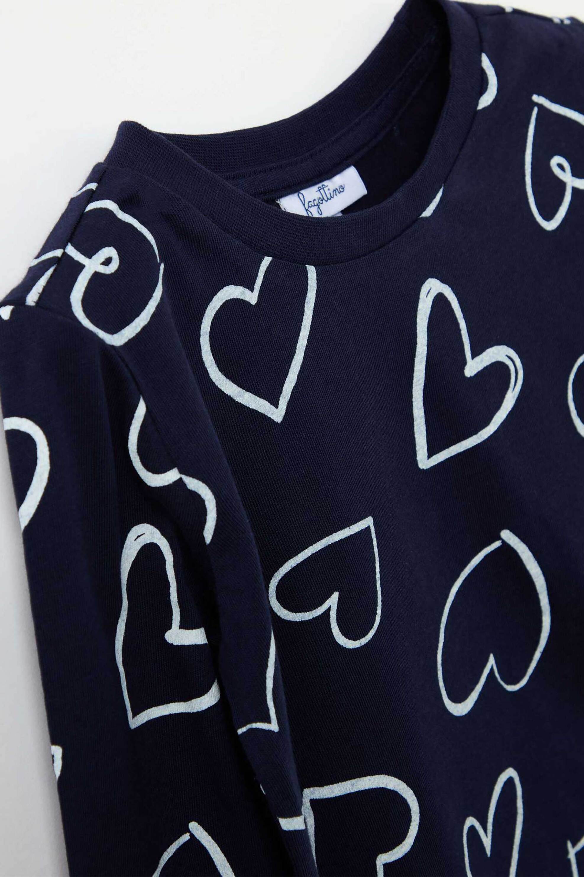 OVS βρεφική μπλούζα με καρδίες - 002079092 φωτογραφία