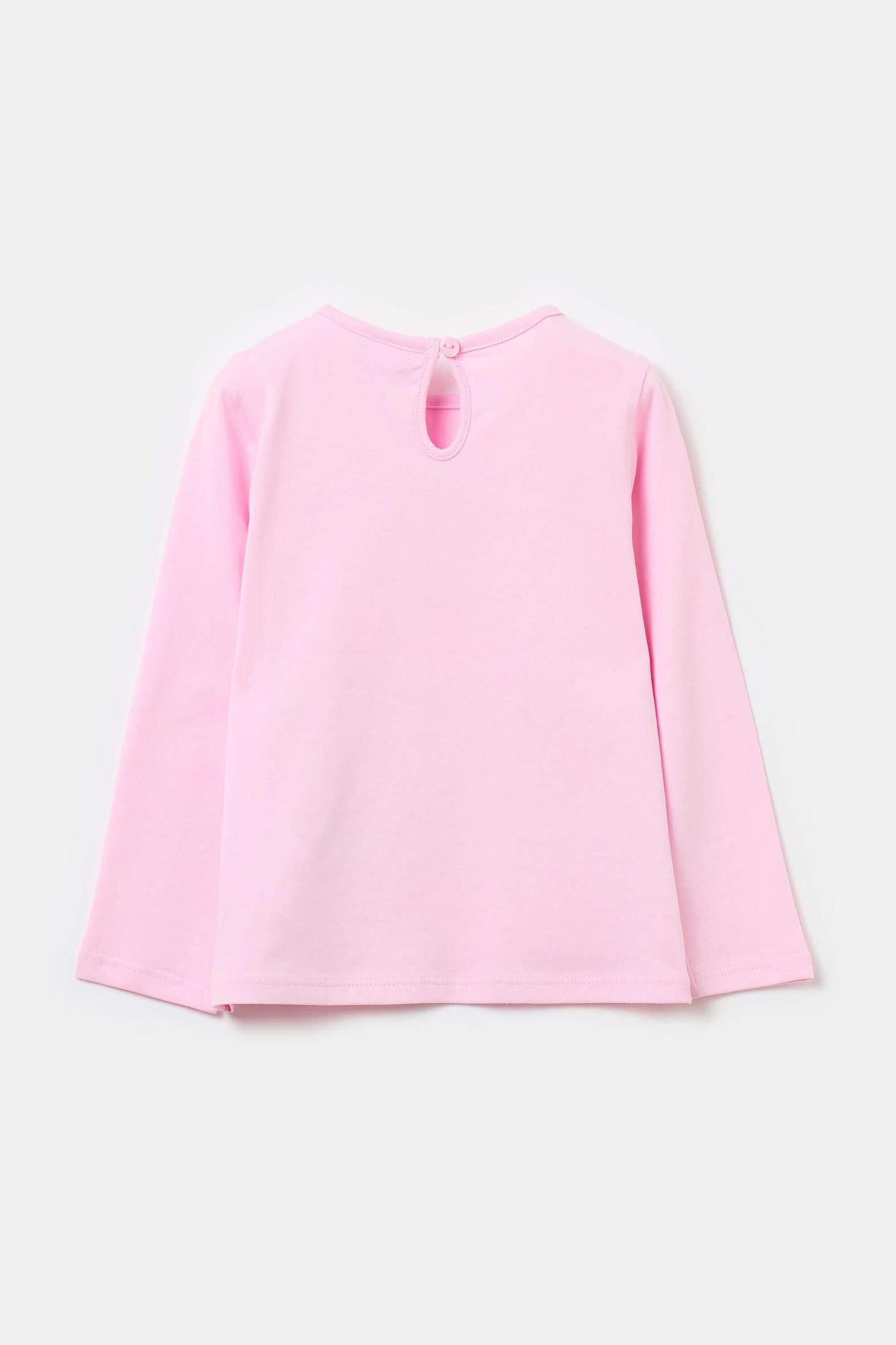 OVS βρεφική μπλούζα Kittens και lettering print Regular Fit - 002094752 Ροζ φωτογραφία