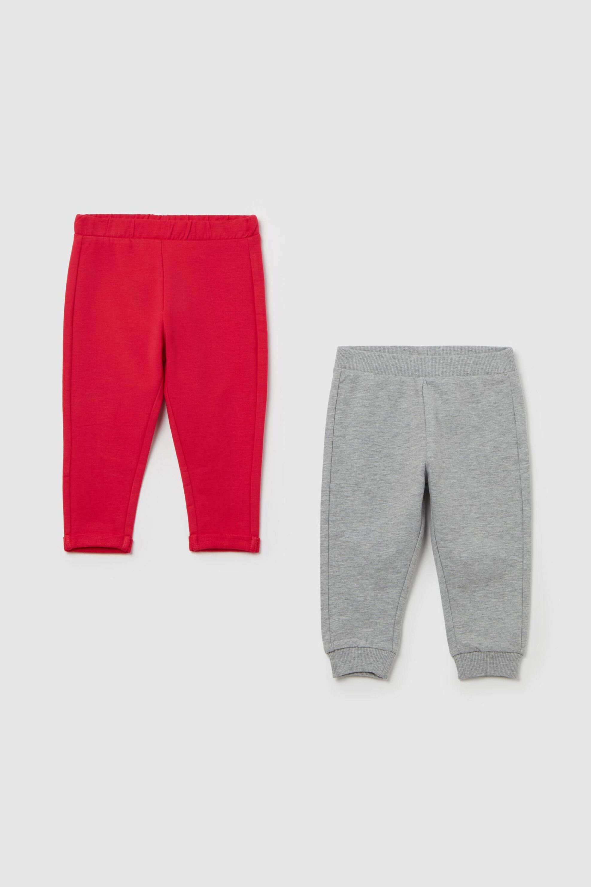 OVS KIDS OVS σετ βρεφικά ποντελόνια φόρμας μονόχρωμα Regular Fit - 002121699 Γκρι