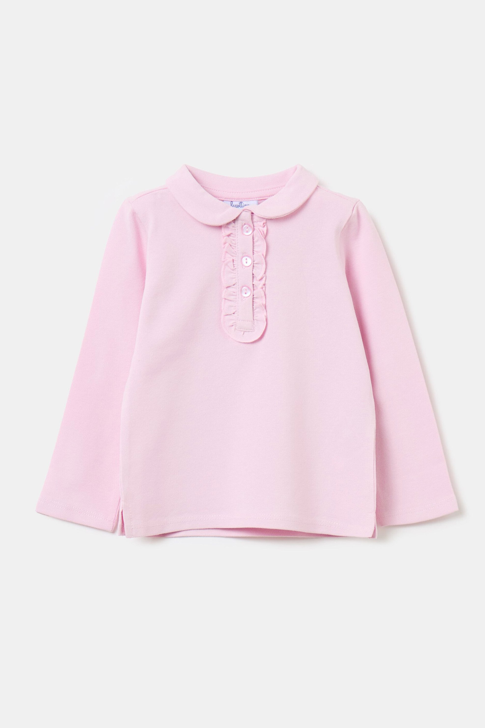 OVS βρεφικό πόλο μπλουζάκι μονόχρωμο - 002119491 Ροζ