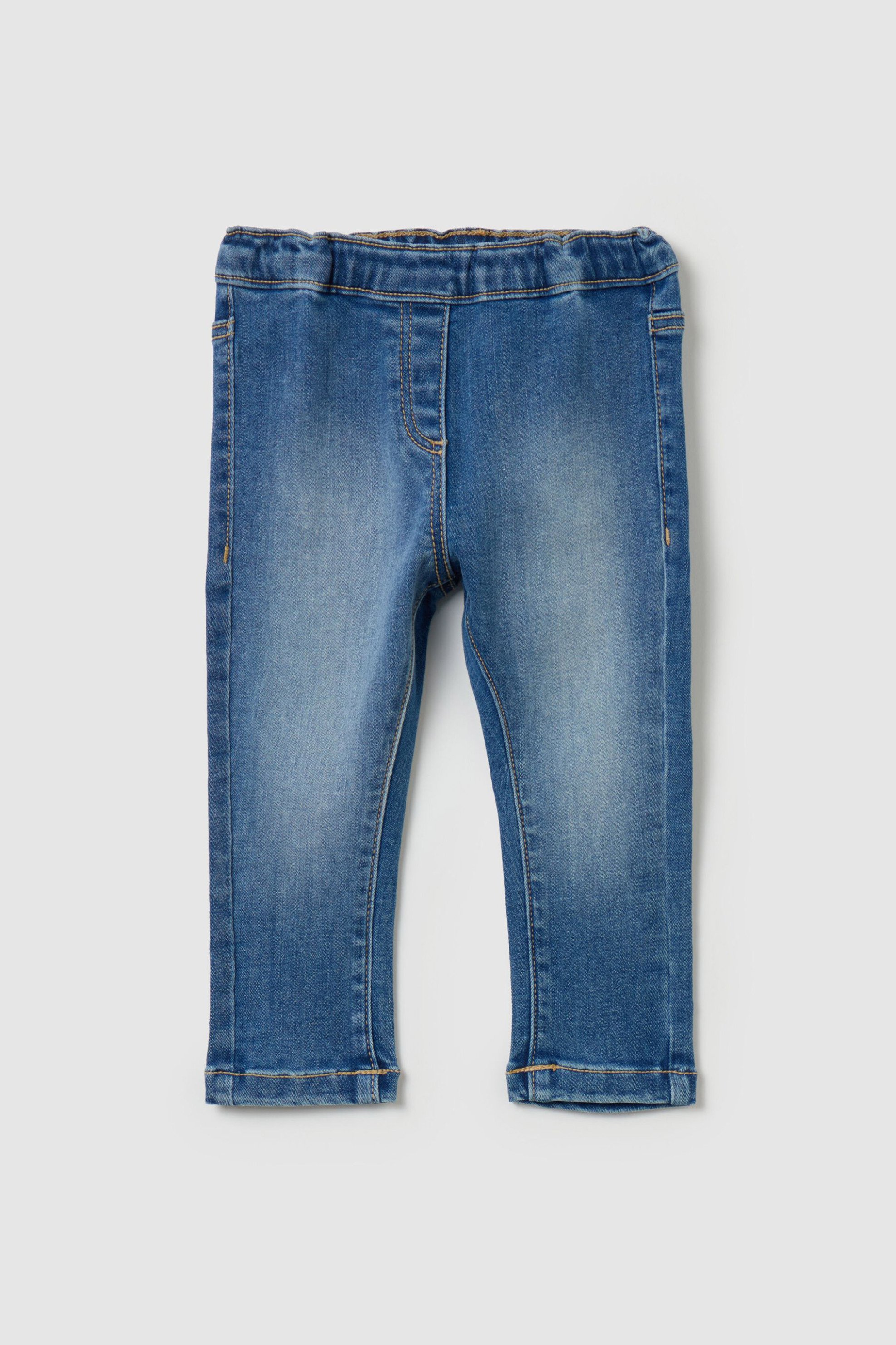 OVS KIDS OVS βρεφικό τζιν παντελόνι - 002079230 Μπλε Σκούρο