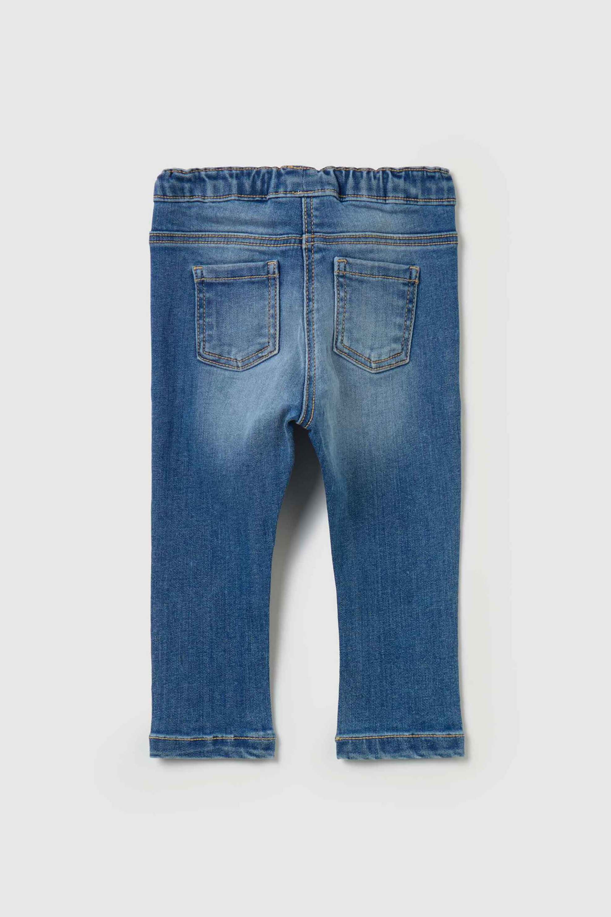 OVS βρεφικό τζιν παντελόνι - 002079230 Μπλε Σκούρο φωτογραφία