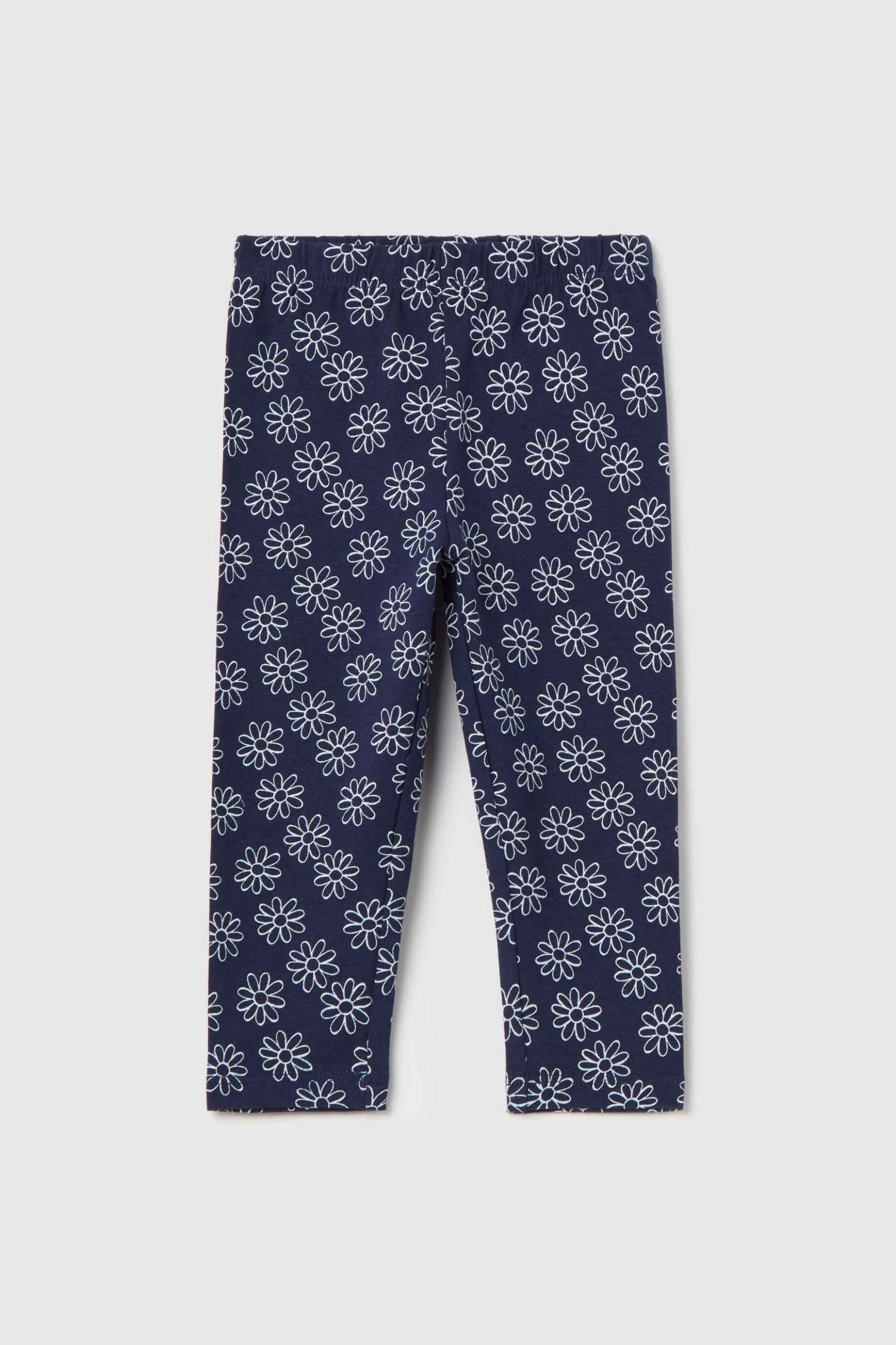 OVS βρεφικό κολάν με all-over print - 002219918 Denim Blue