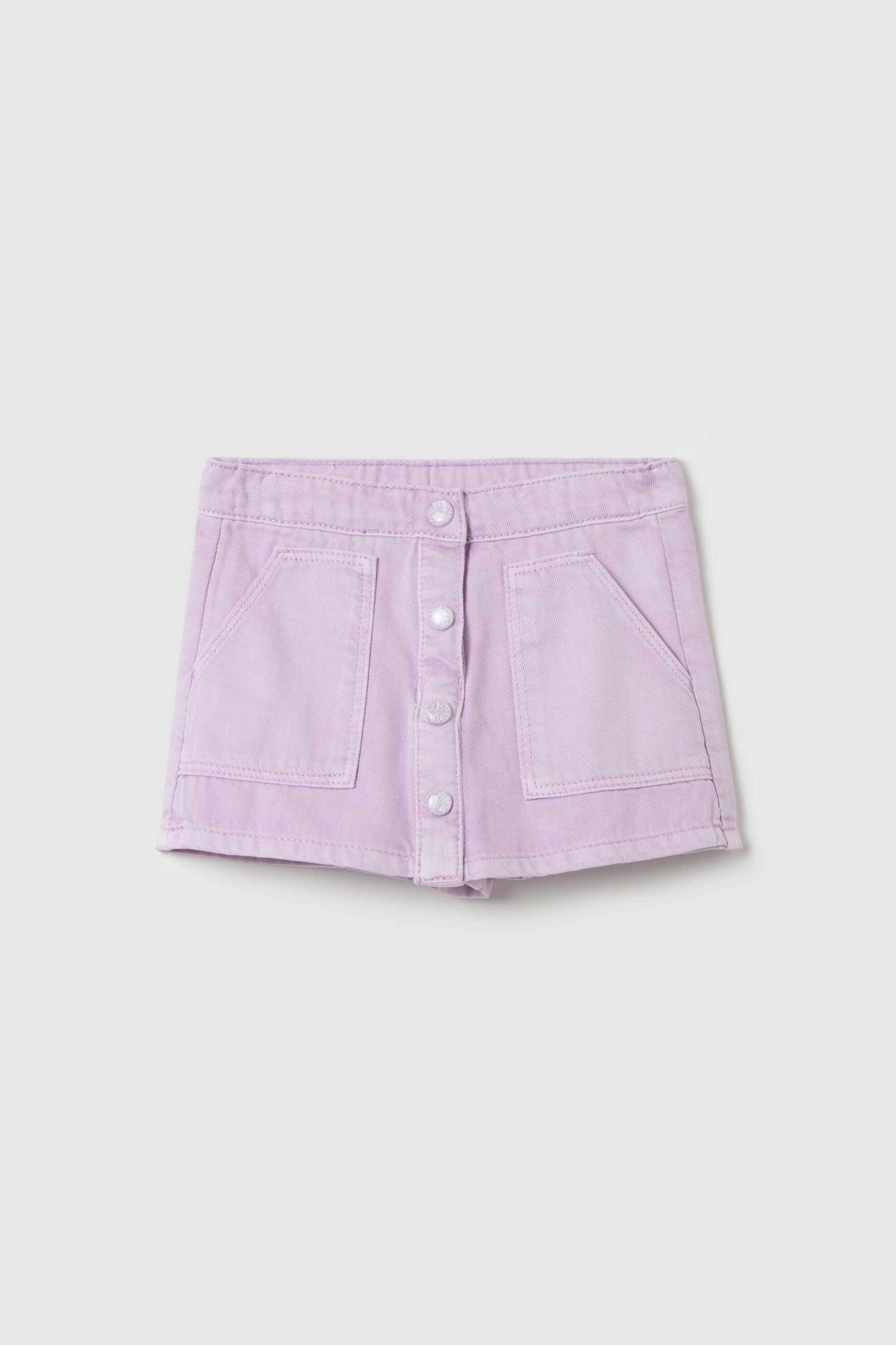 OVS KIDS OVS βρεφικό denim σορτς μονόχρωμο - 002190058 Λιλά