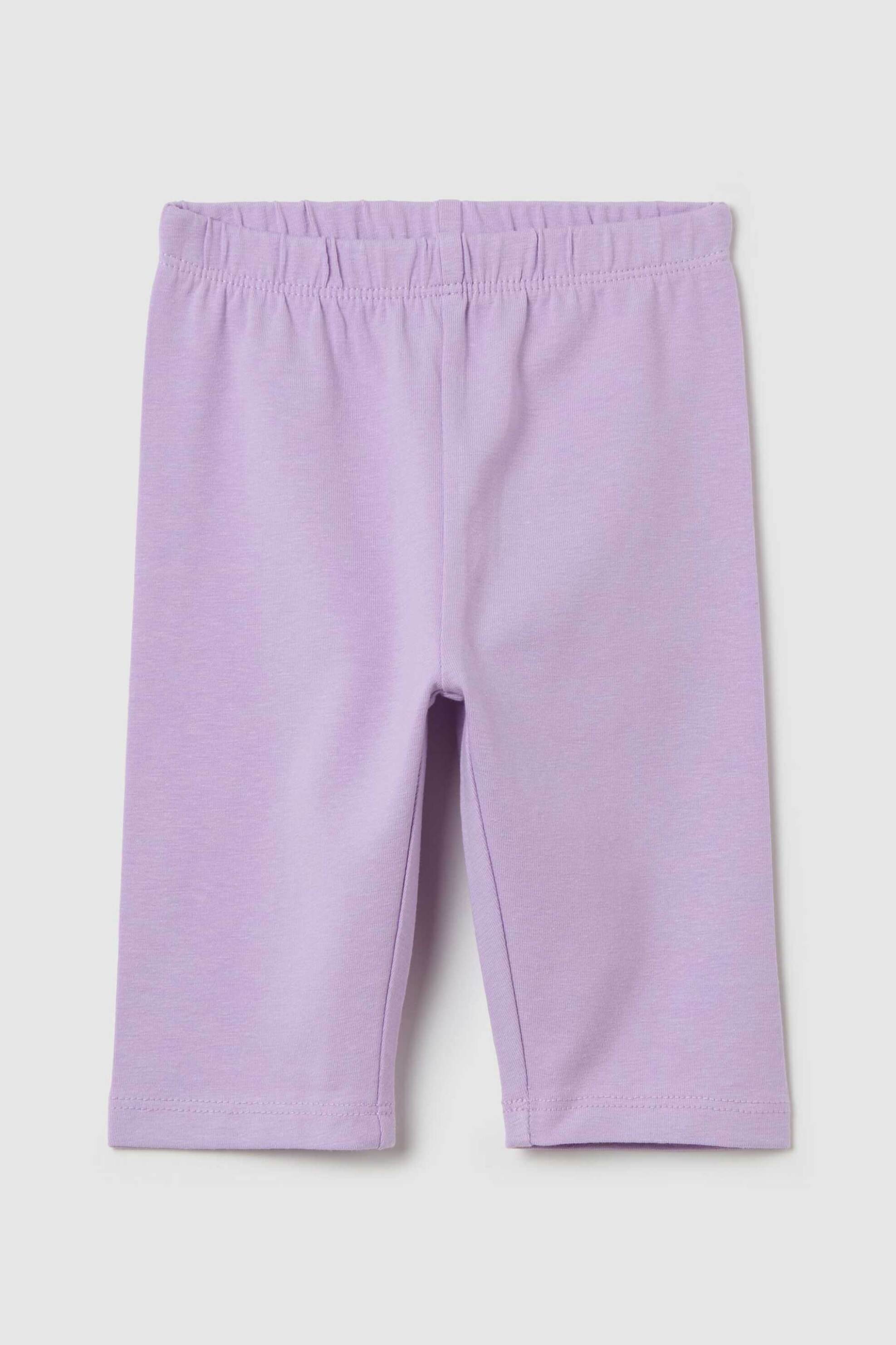 OVS βρεφικό κολάν μονόχρωμο με ελαστική μέση - 002268730 Λιλά