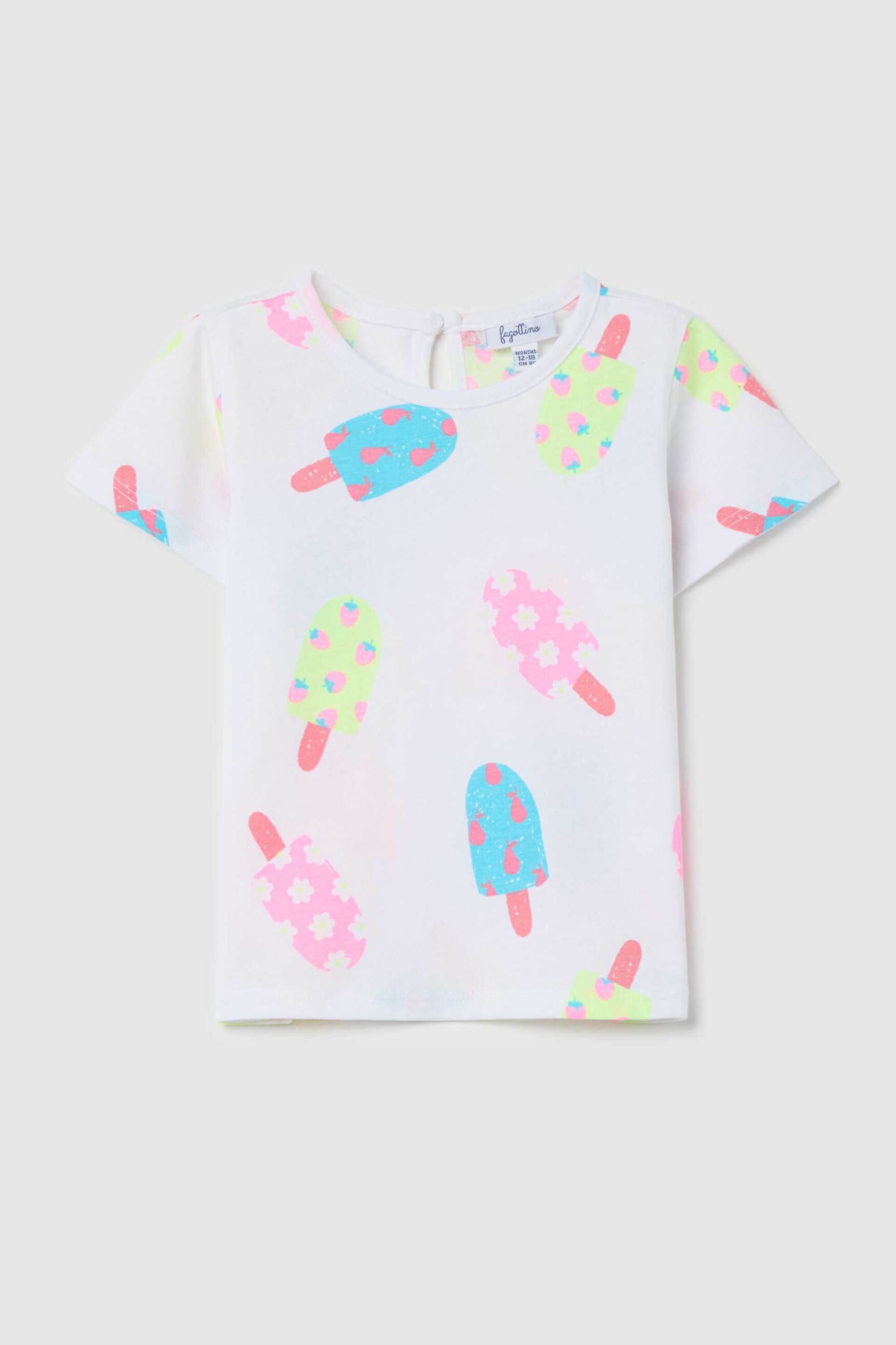 OVS βρεφικό T-shirt με ice cream print - 002268768 Λευκό
