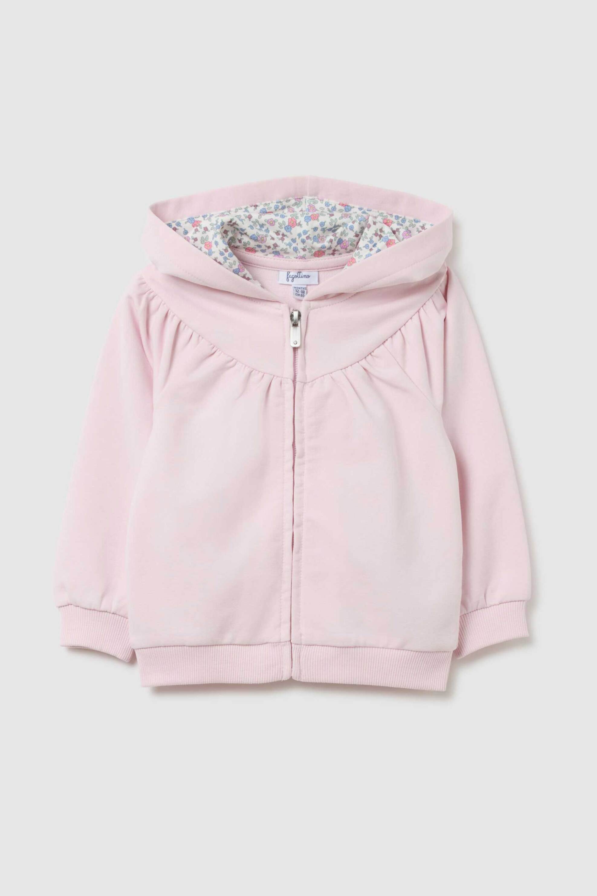 OVS KIDS OVS βρεφικό jacket με σούρες και κουκούλα Regular Fit - 002396171 Ροζ