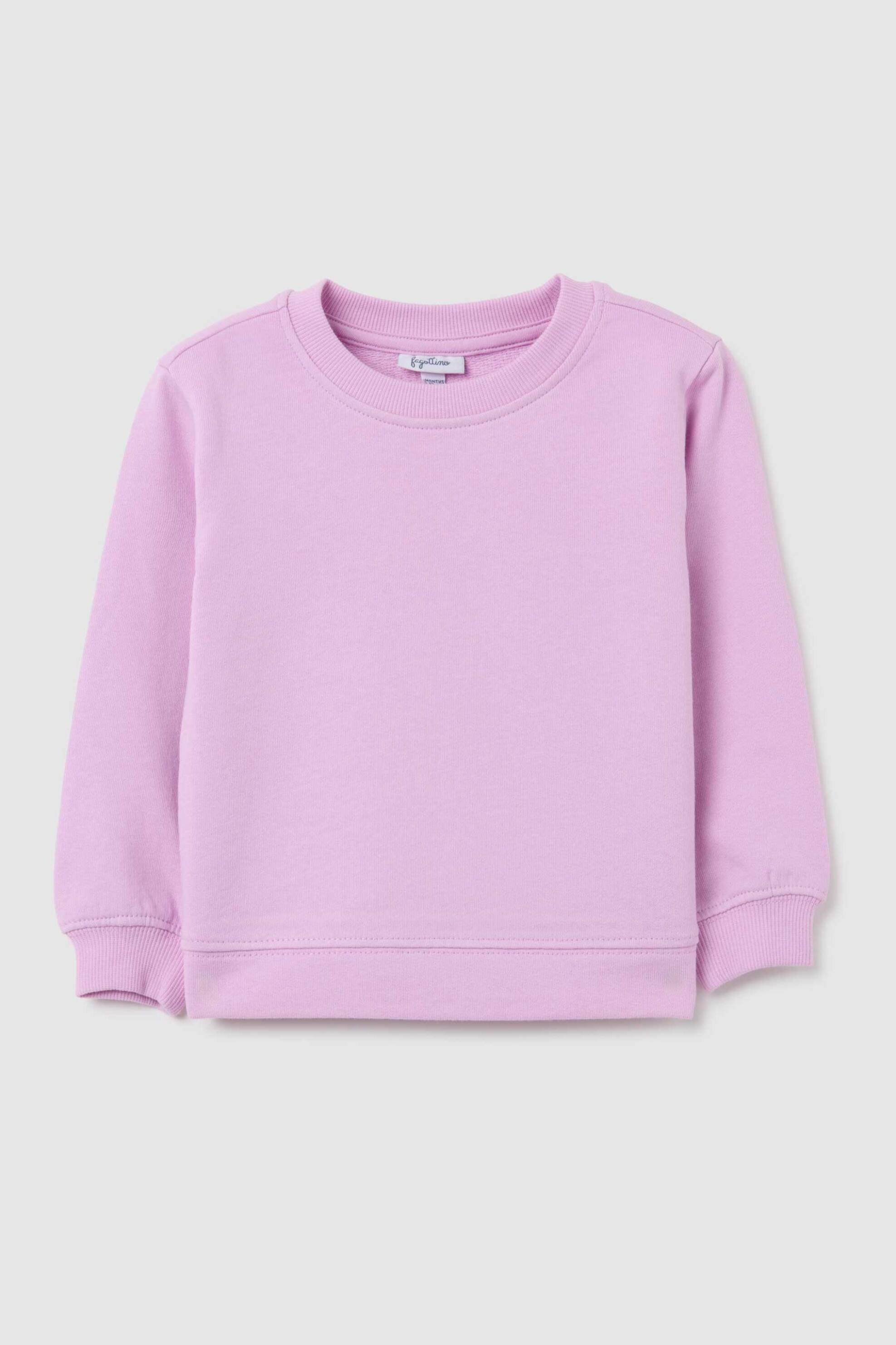 OVS KIDS OVS βρεφική μπλούζα φούτερ μονόχρωμη Regular Fit - 002444936 Ροζ