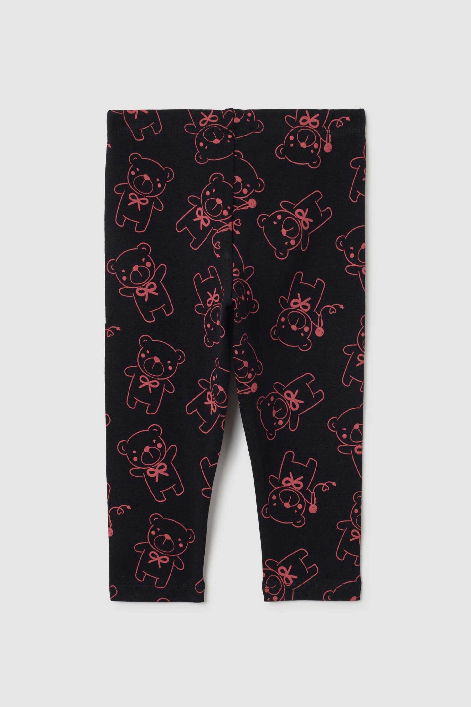 OVS βρεφικό κολάν με teddy bear pattern - 002459918 Μαύρο φωτογραφία