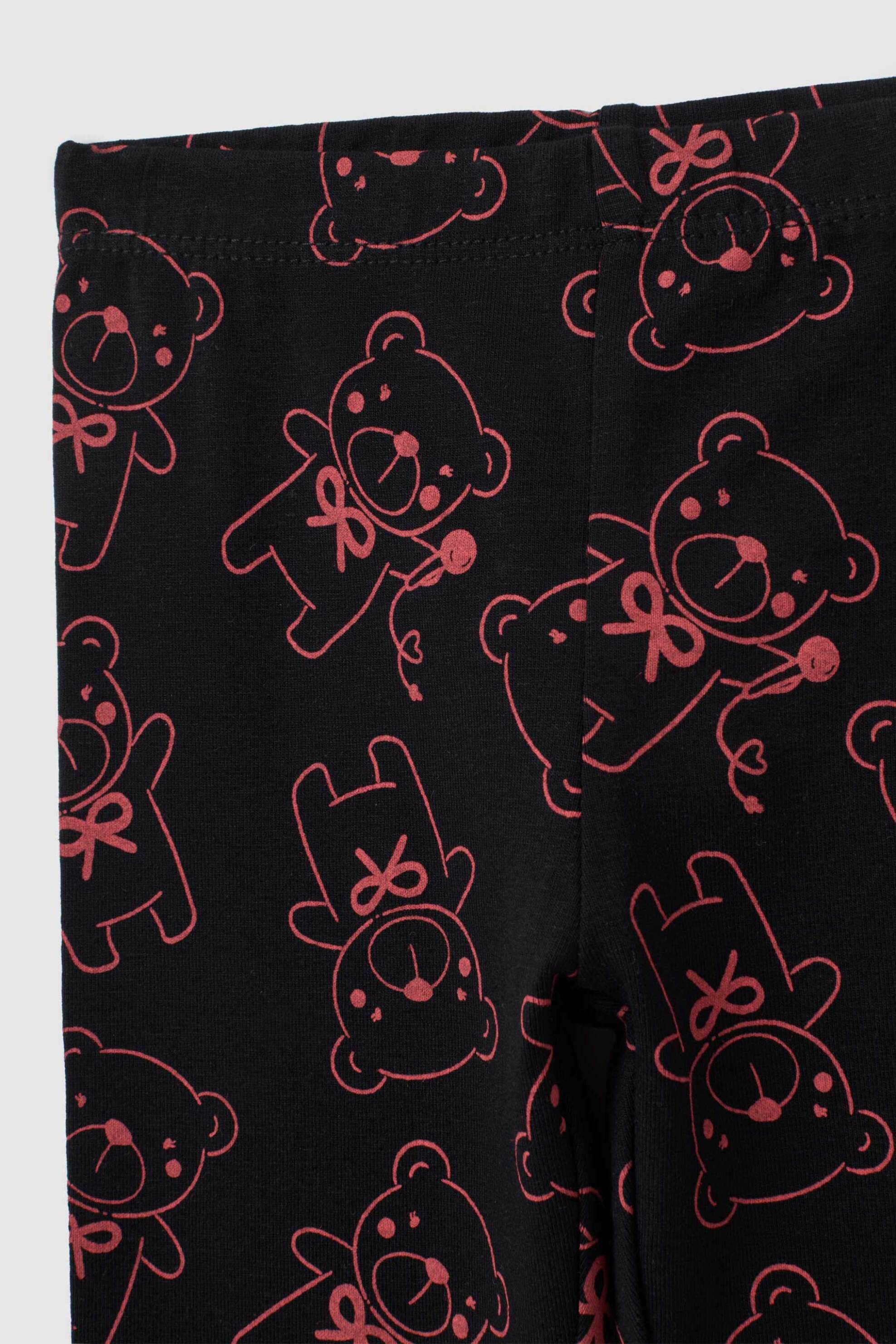 OVS βρεφικό κολάν με teddy bear pattern - 002459918 Μαύρο φωτογραφία