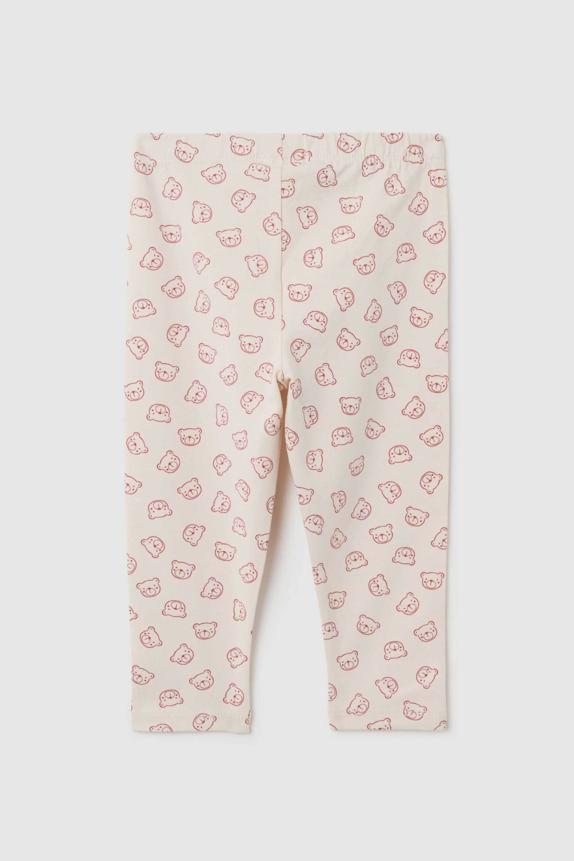 OVS βρεφικό κολάν με little bear pattern - 002459928 Κρέμ φωτογραφία