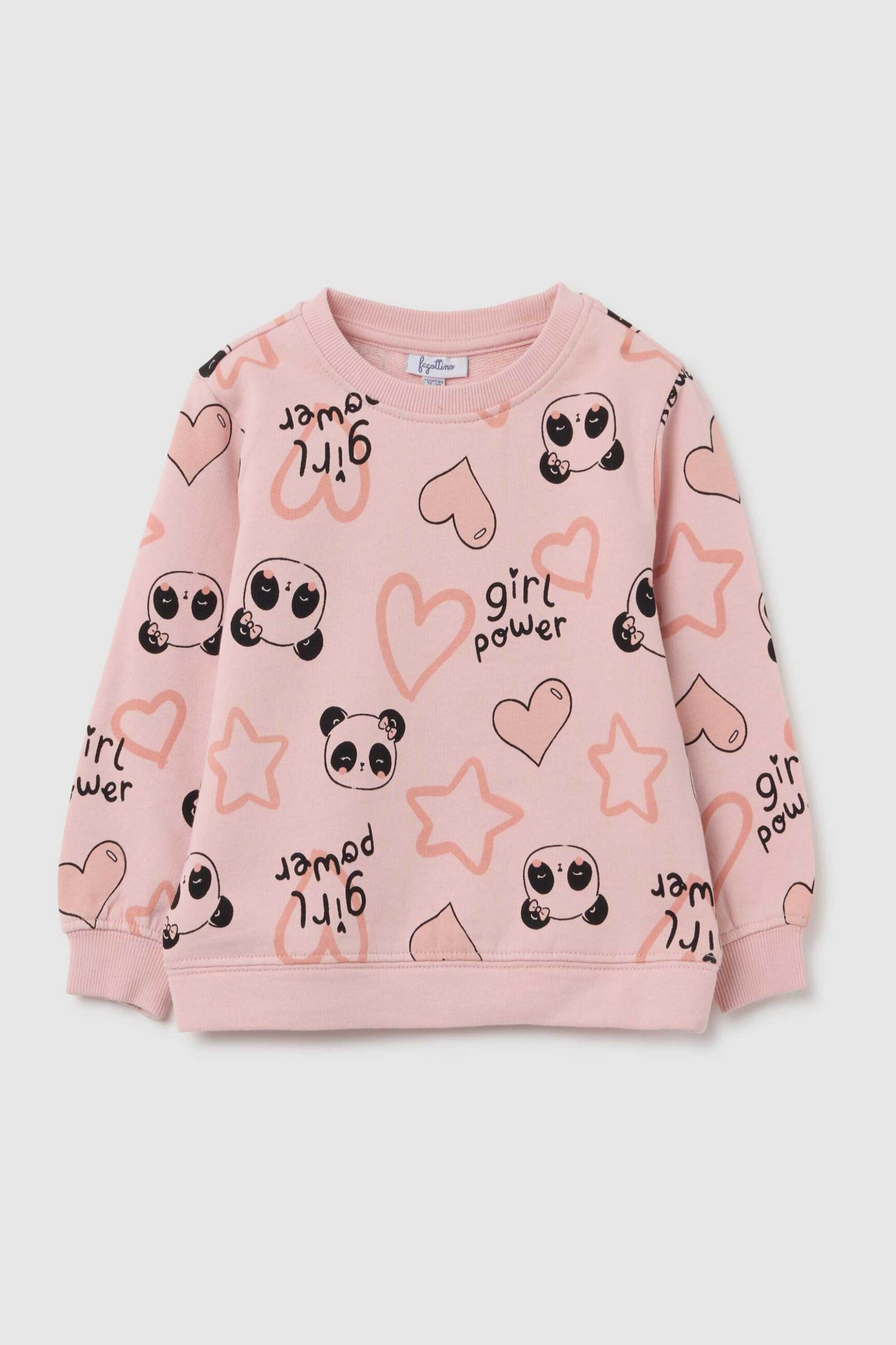 OVS KIDS OVS βρεφική μπλούζα φούτερ με all-over print - 002459865 Ροζ