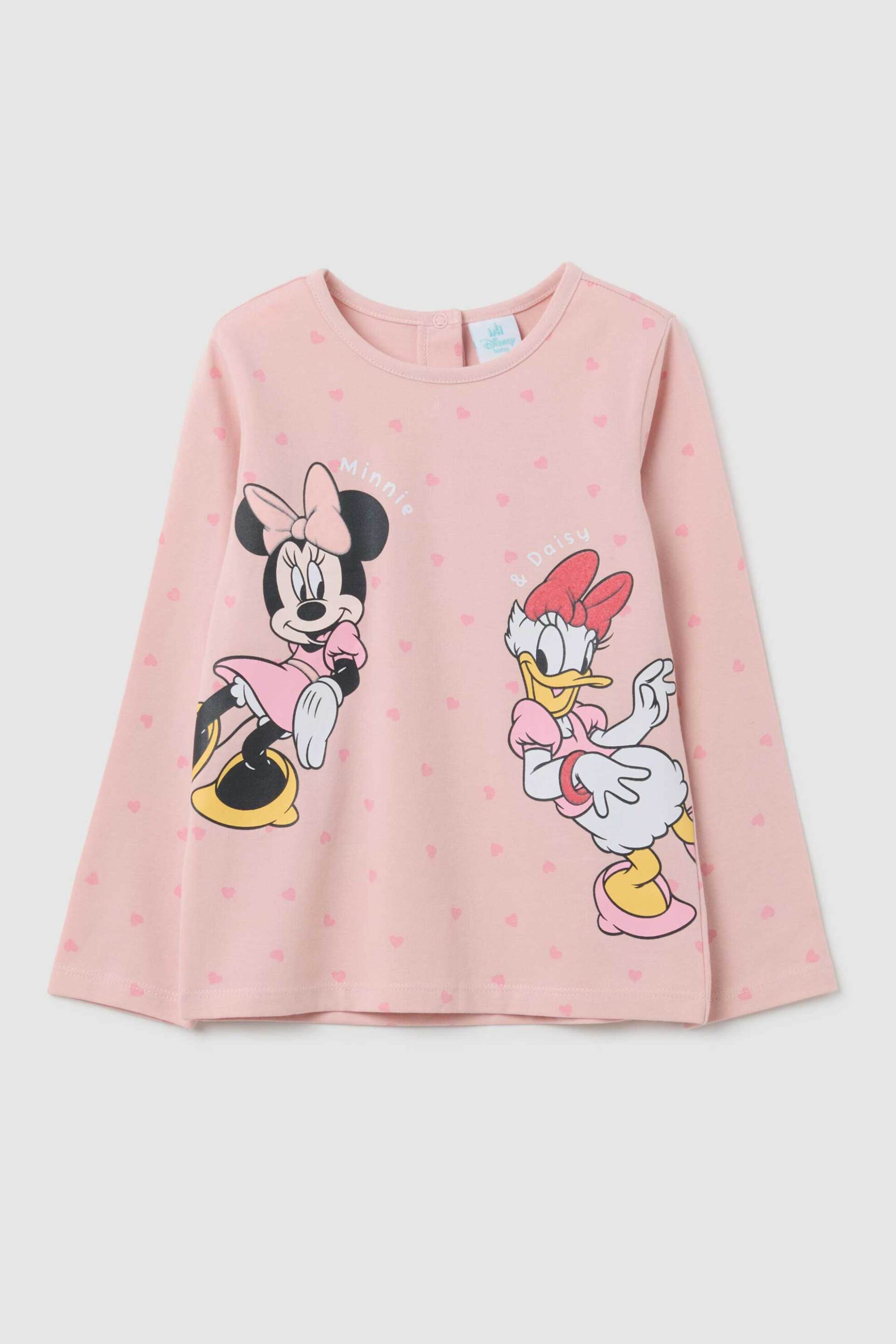 OVS KIDS OVS βρεφική μακρυμάνικη μπλούζα με Minnie Mouse & Daisy Duck print Regular Fit - 002456914 Ροζ