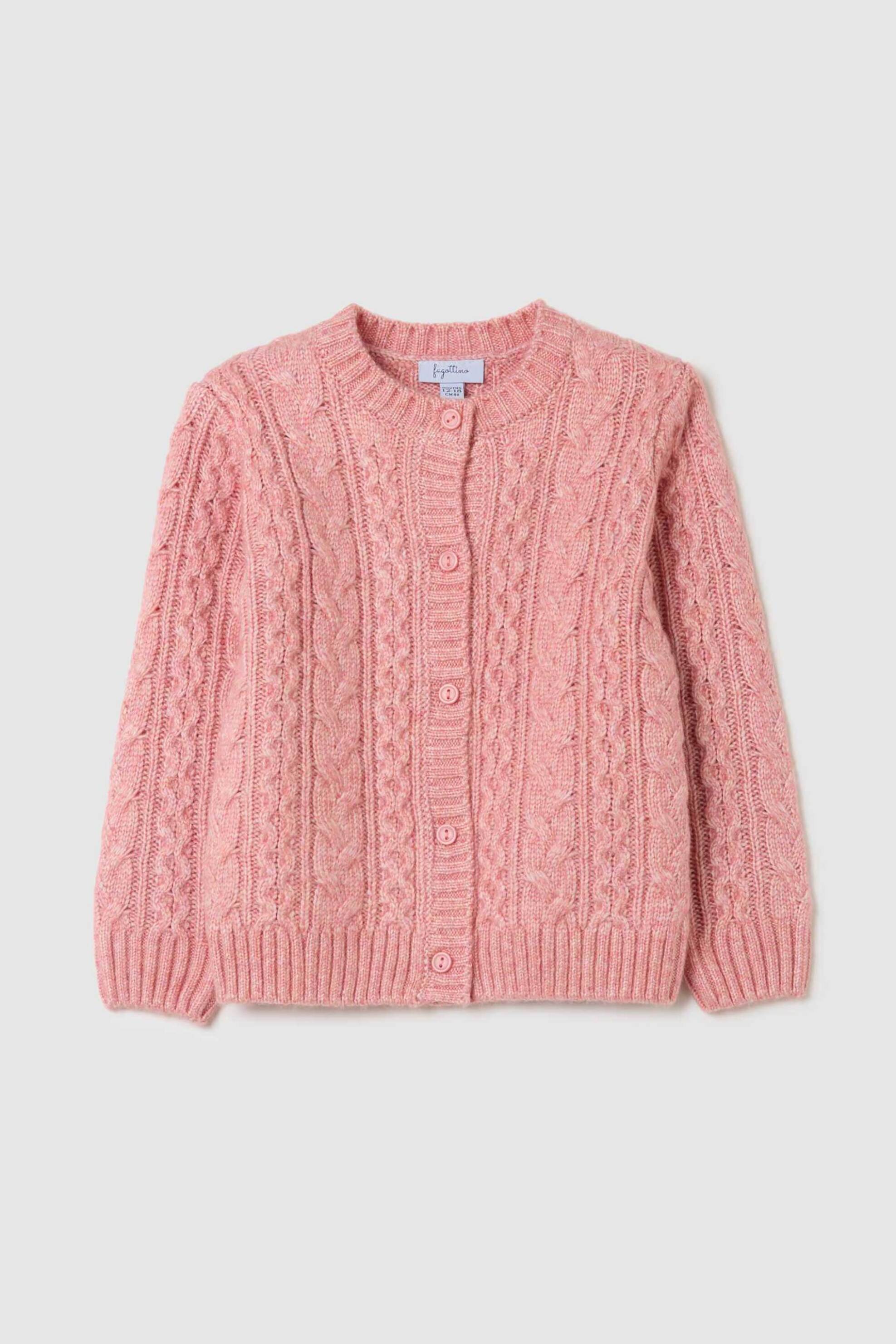 OVS KIDS OVS βρεφική πλεκτή ζακέτα Regular Fit - 002468237 Ροζ