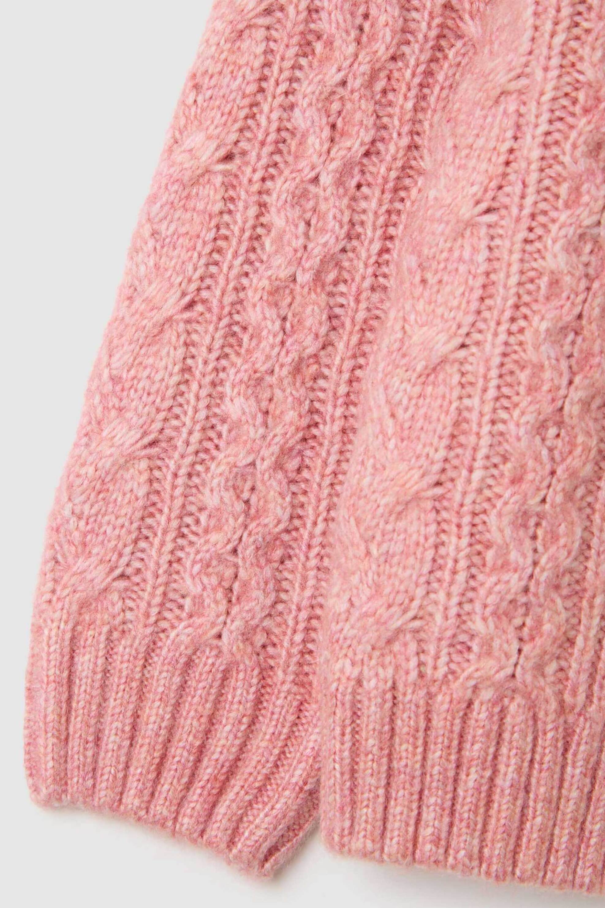 OVS βρεφική πλεκτή ζακέτα Regular Fit - 002468237 Ροζ φωτογραφία