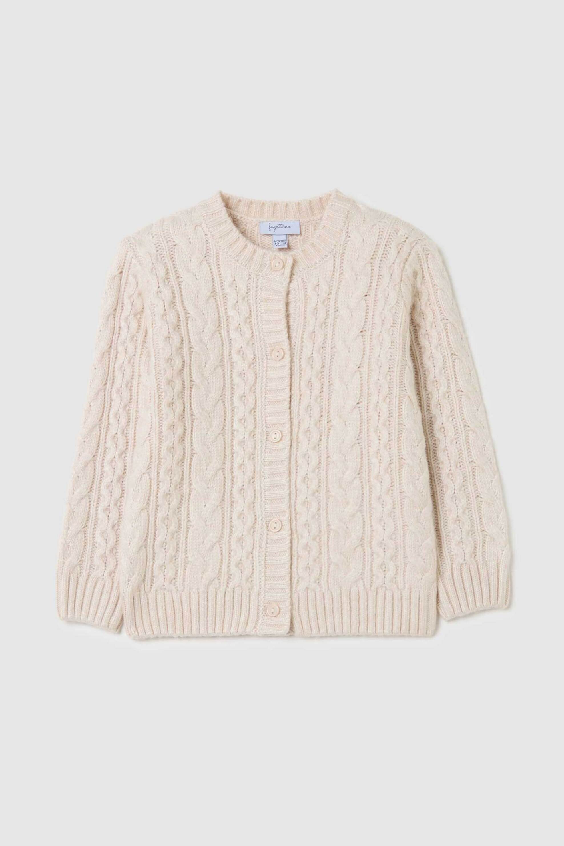 OVS KIDS OVS βρεφική πλεκτή ζακέτα Regular Fit - 002468241 Μπεζ