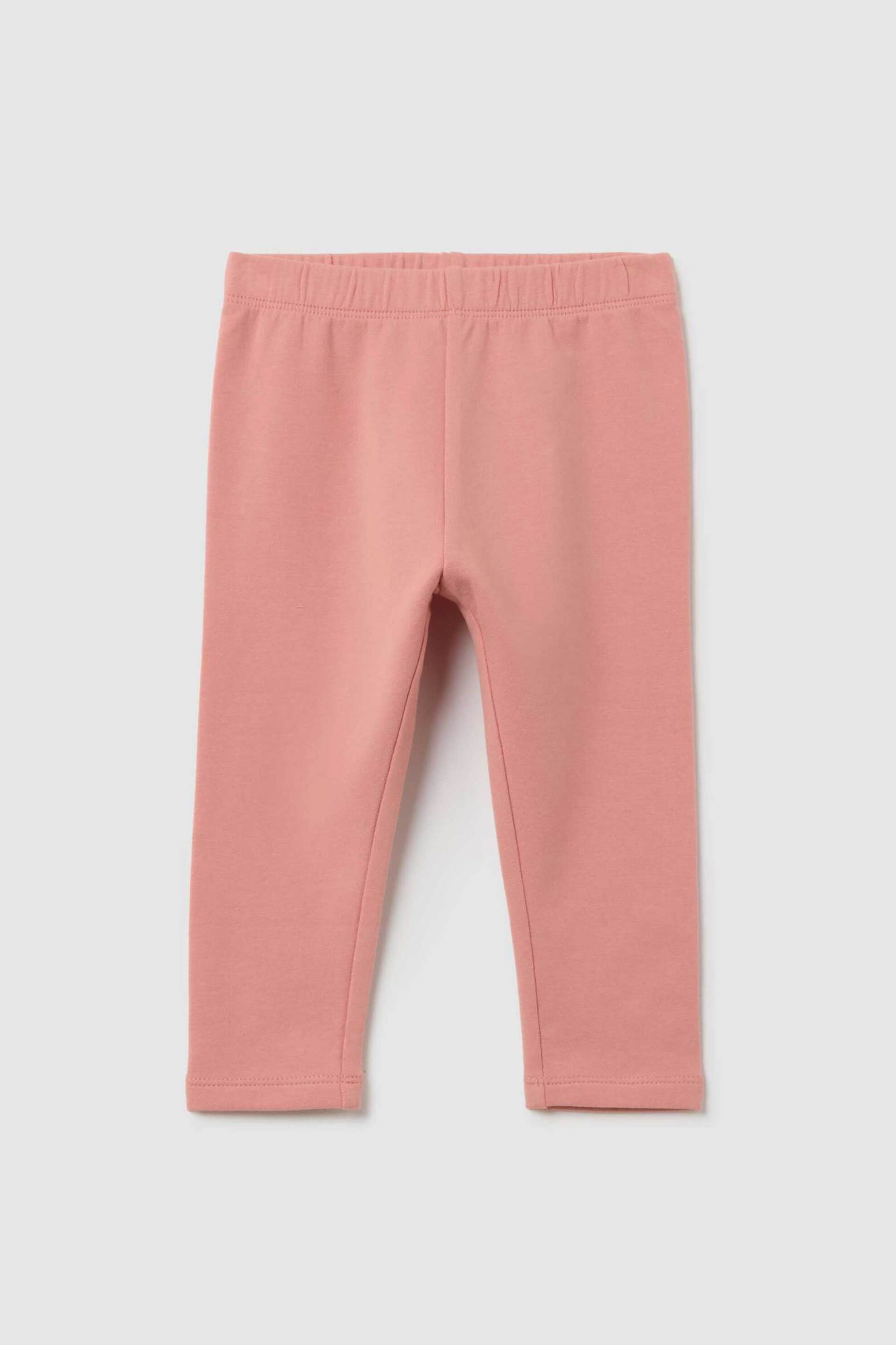 OVS βρεφικό κολάν μονόχρωμο Slim Fit - 002483647 Ροζ