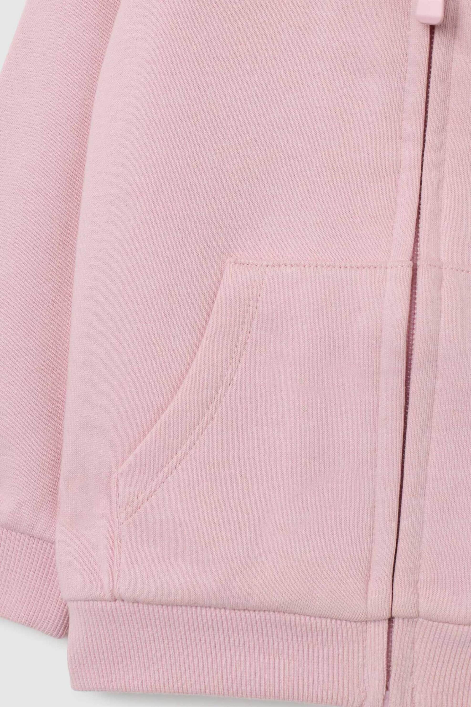 OVS βρεφική ζακέτα φούτερ μονόχρωμη Regular Fit - 002490642 Ροζ φωτογραφία