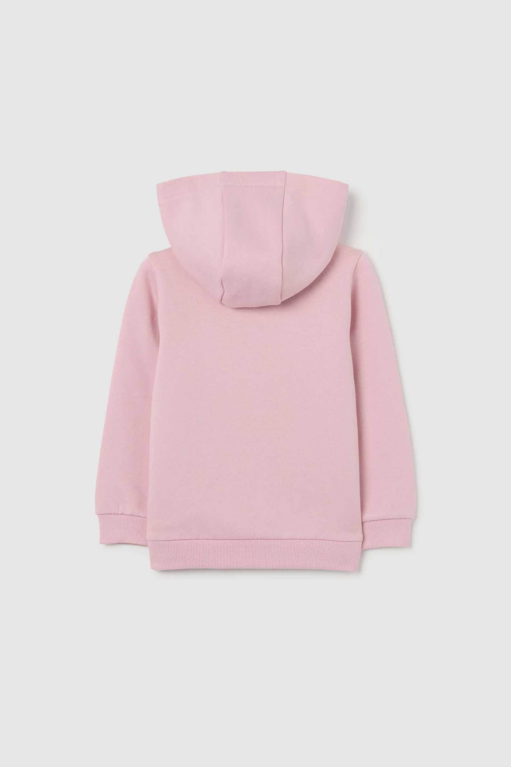 OVS βρεφική ζακέτα φούτερ μονόχρωμη Regular Fit - 002490642 Ροζ φωτογραφία