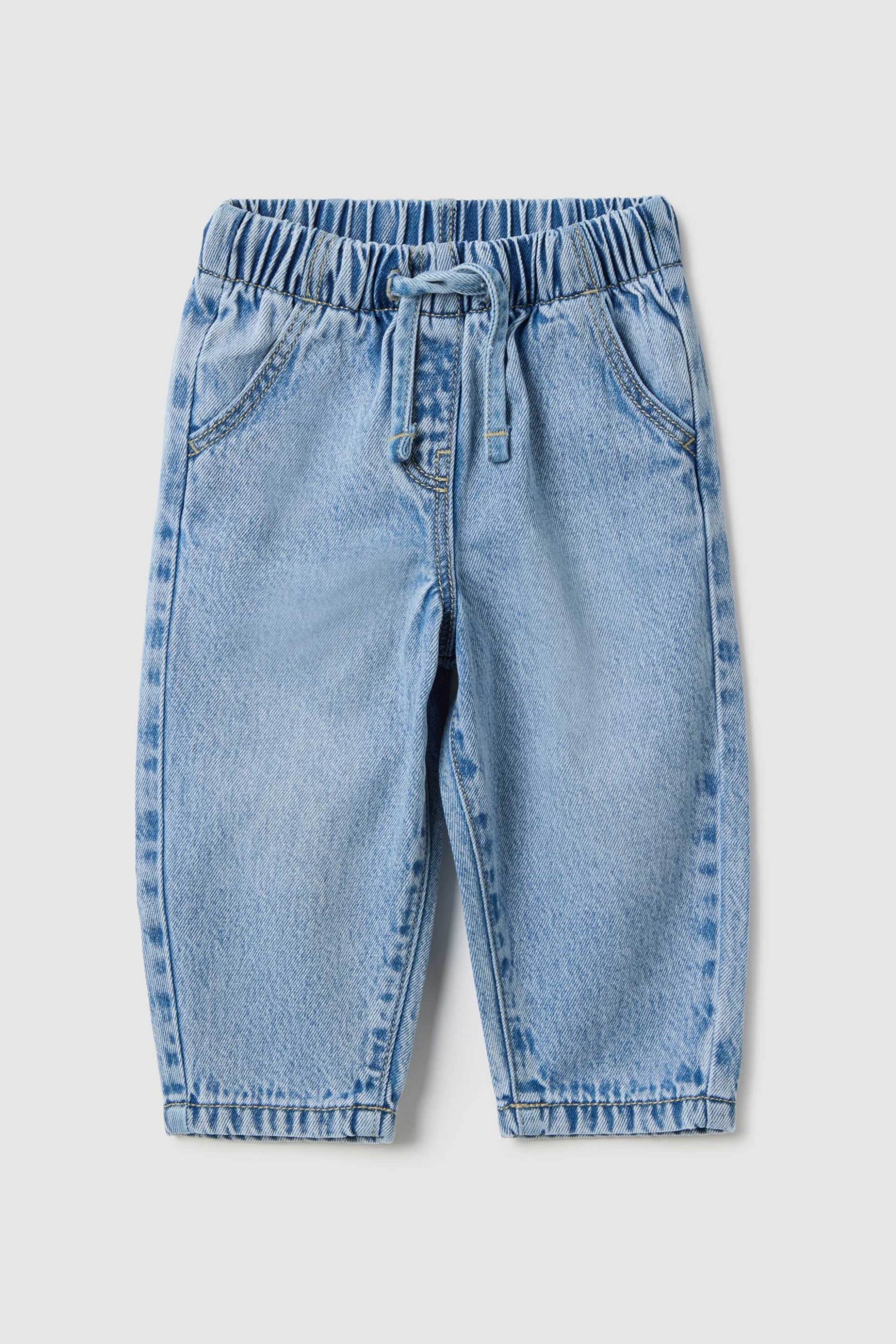 OVS βρεφικό τζιν παντελόνι Regular Fit - 002514679 Denim Blue Ανοιχτό