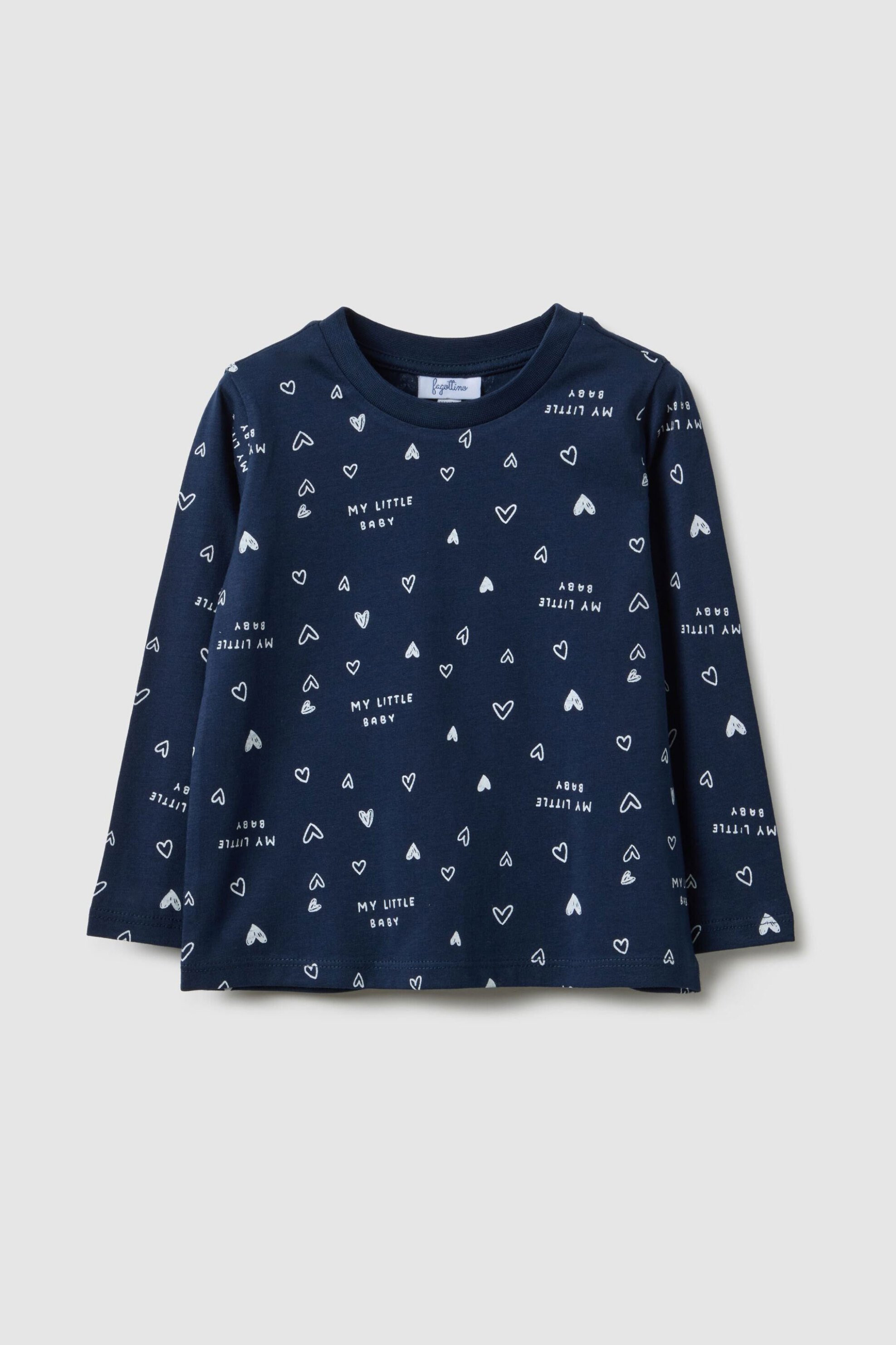 OVS βρεφική μπλούζα με all-over print Regular Fit - 002553209 Μπλε Σκούρο