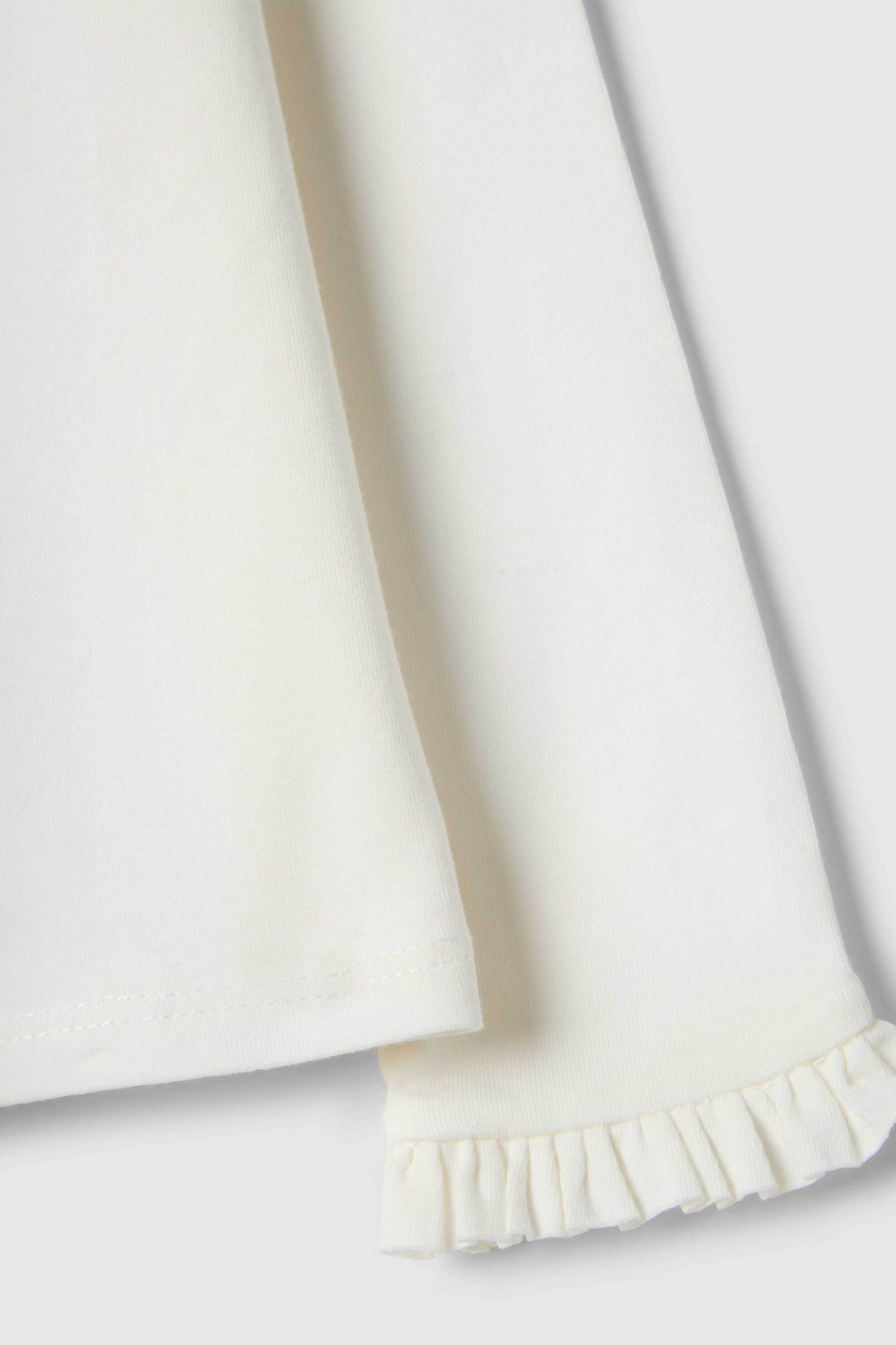 OVS βρεφική μπλούζα με print Regular Fit - 002478480 Λευκό φωτογραφία