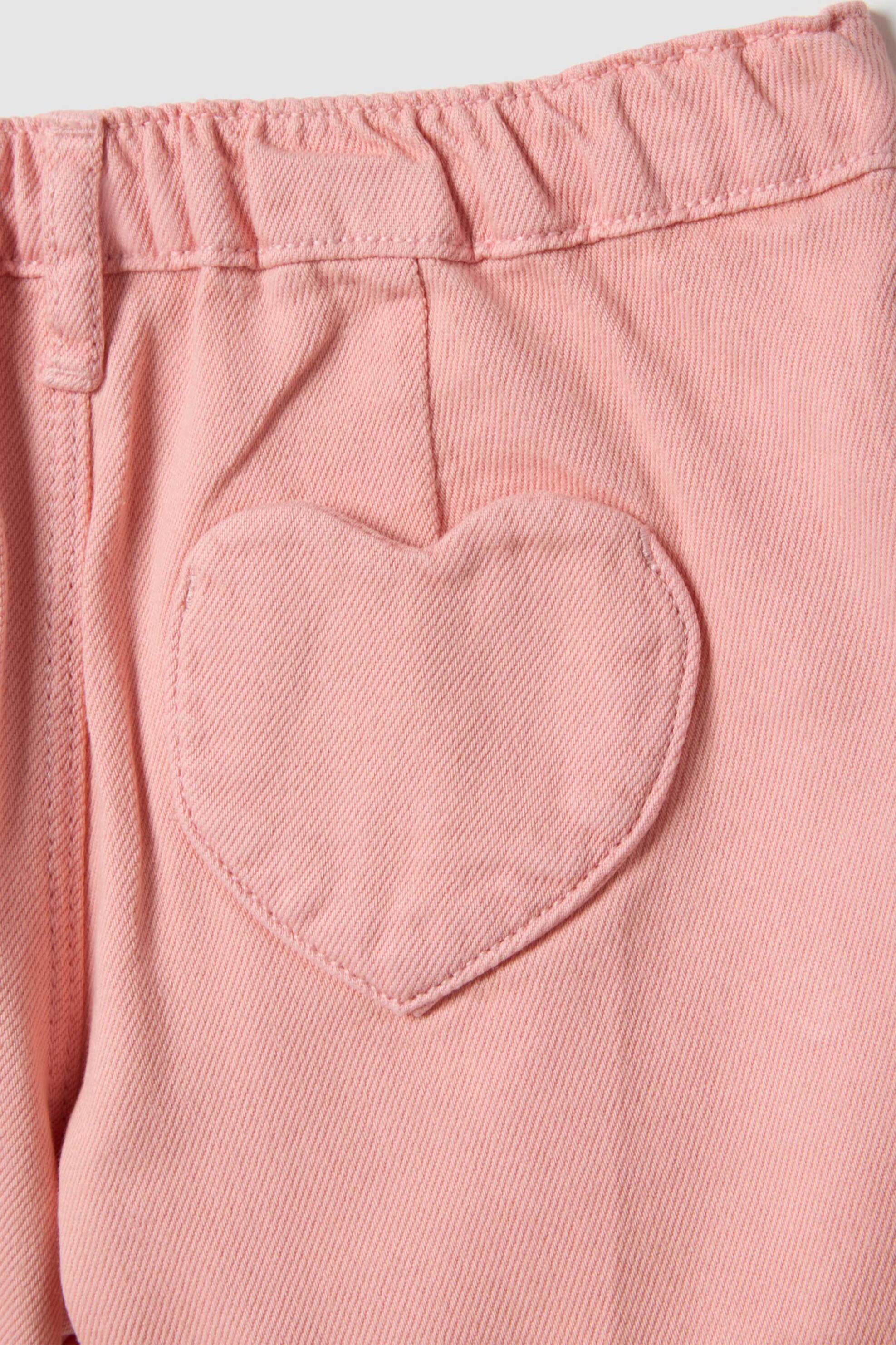 OVS βρεφική denim φούστα/σορτς Regular Fit - 002514550 Ροζ φωτογραφία