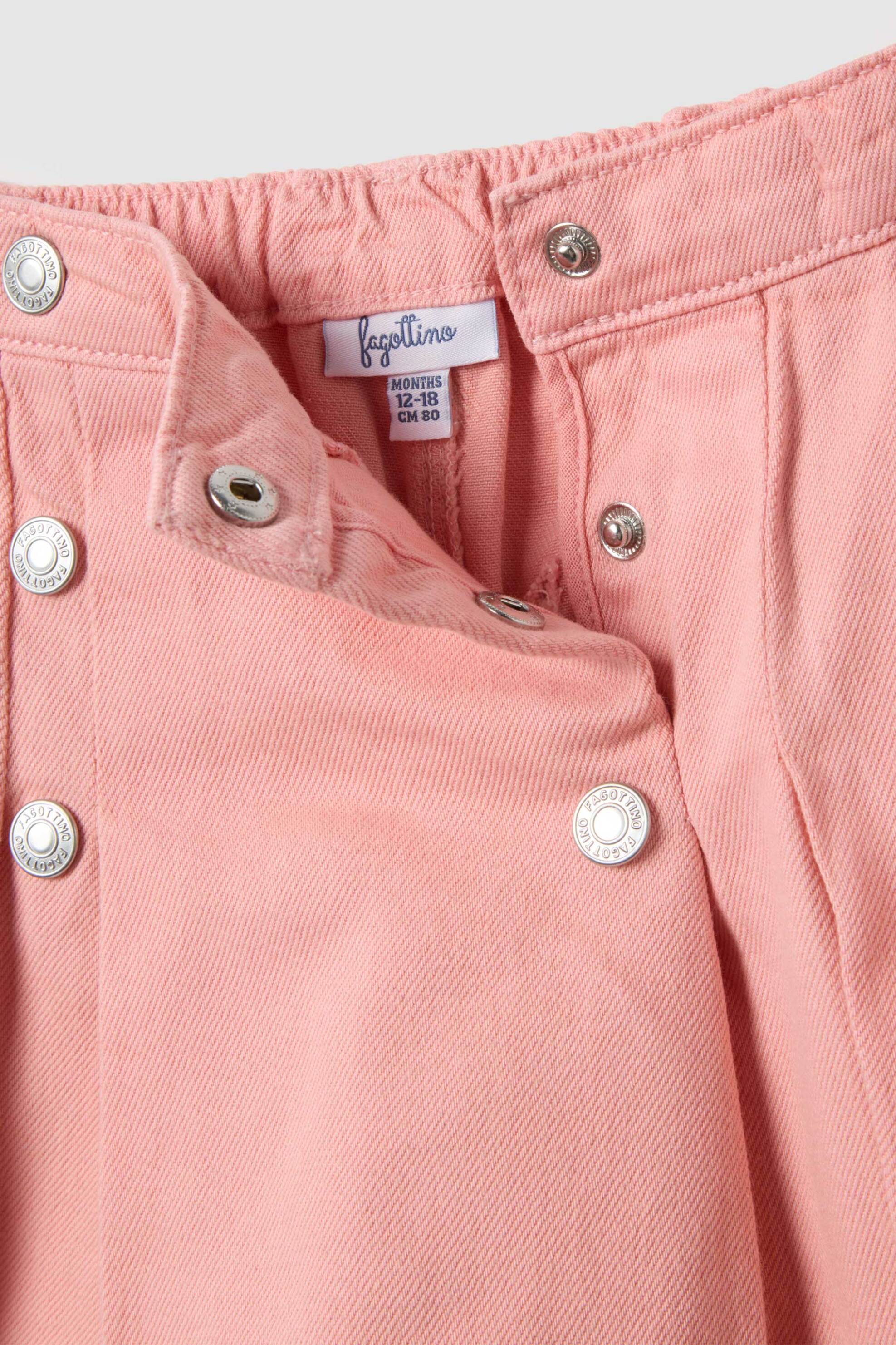 Ovs Βρεφική Denim Φούστα Σορτς Regular Fit - 002514550 Ροζ