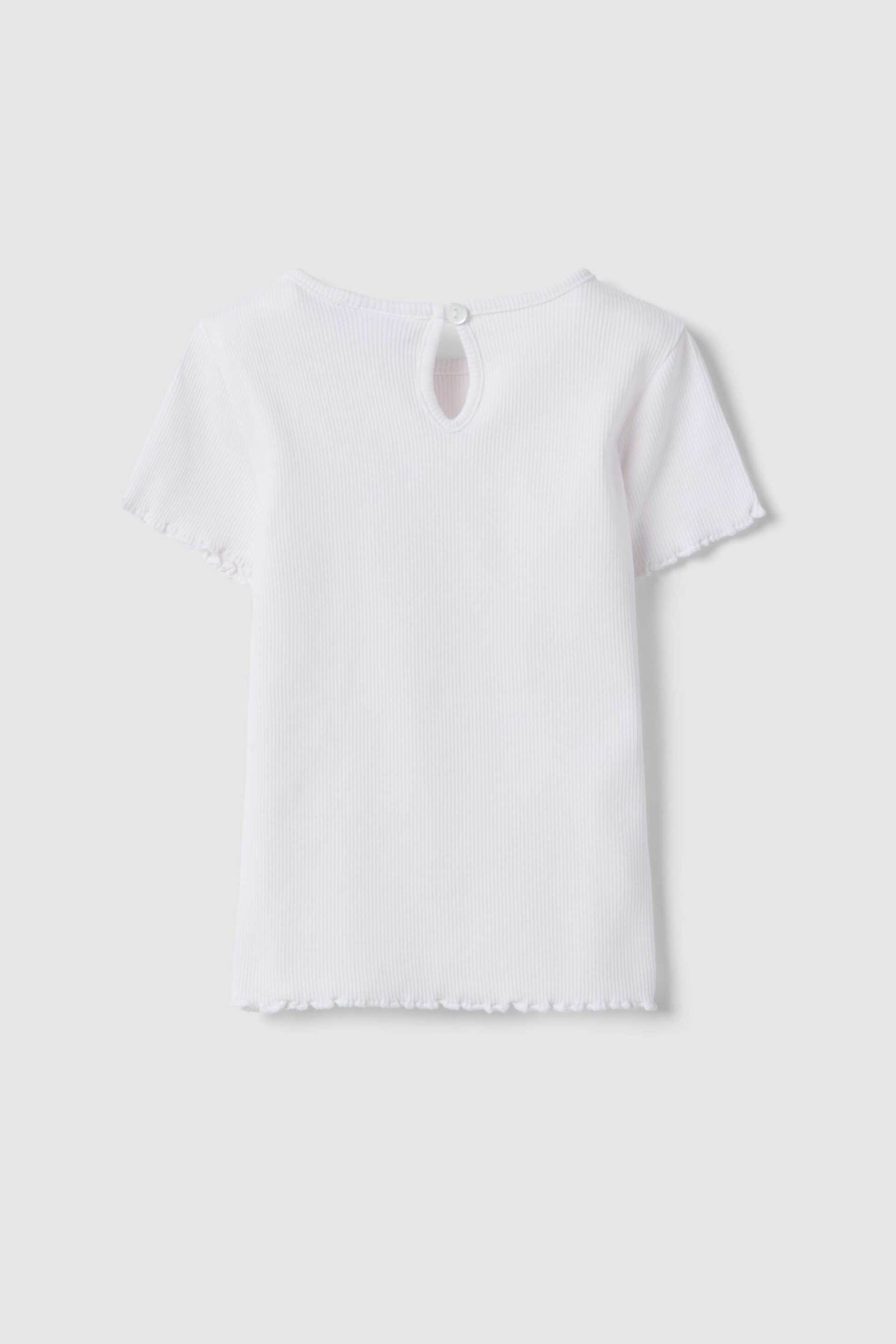 OVS βρεφικό T-shirt με print Regular Fit - 002576674 Λευκό φωτογραφία
