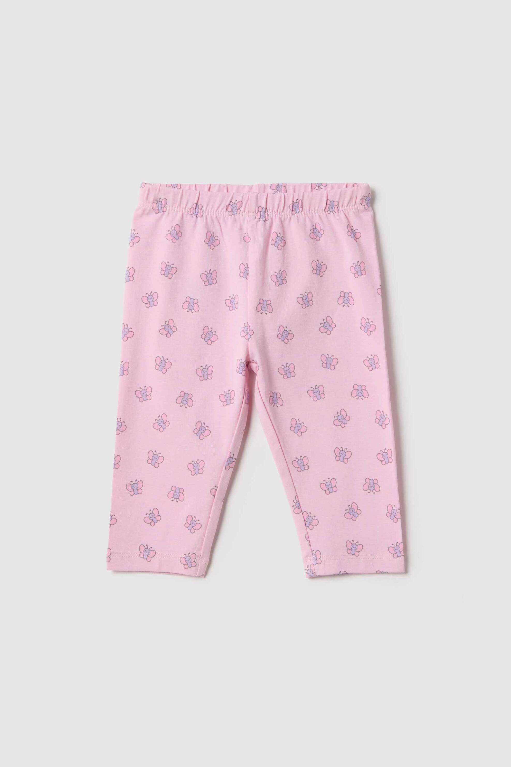 OVS βρεφικό κολάν με all-over print Slim Fit - 002617111 Ροζ