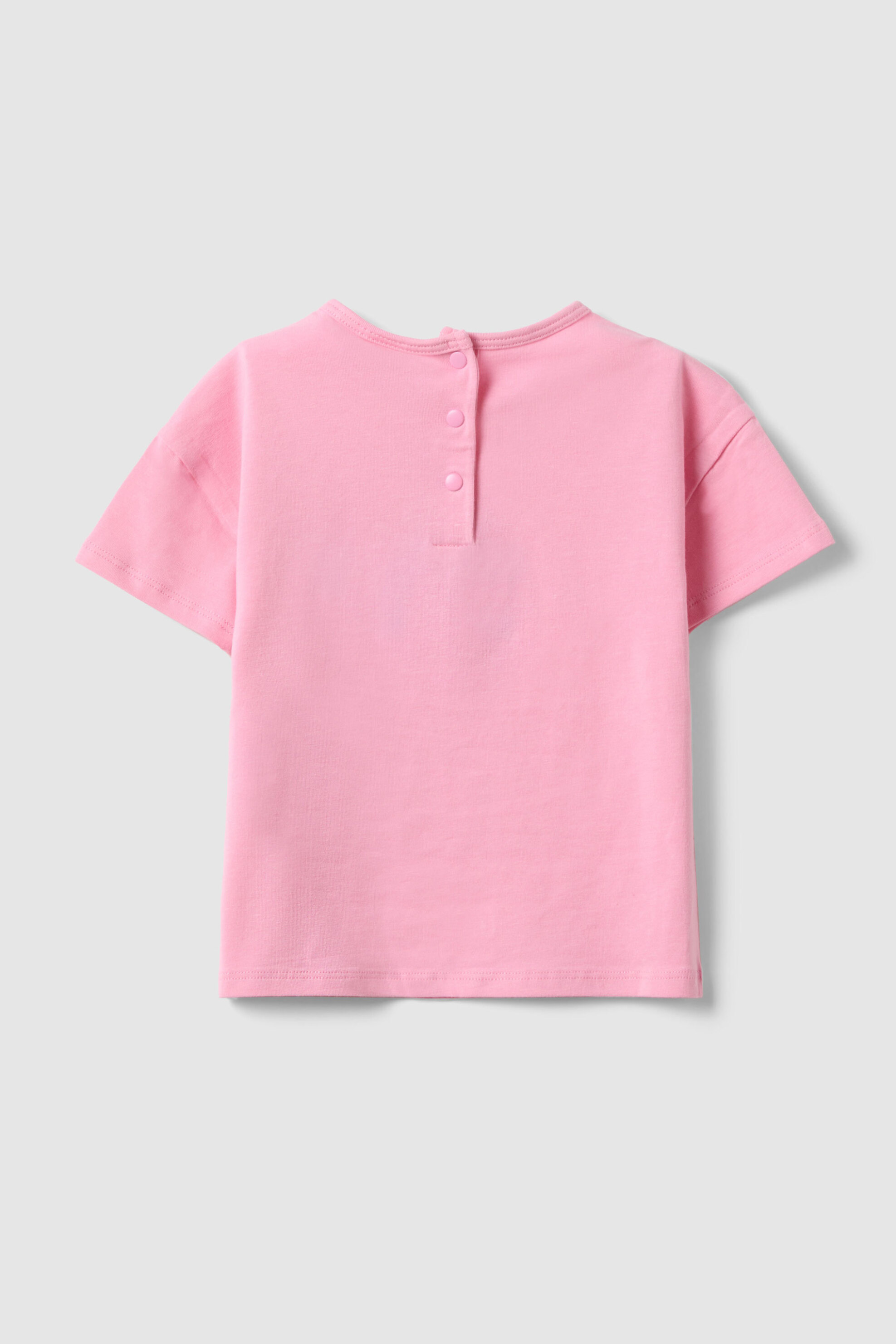 OVS βρεφικό T-shirt με print Regular Fit - 002576669 Ροζ φωτογραφία