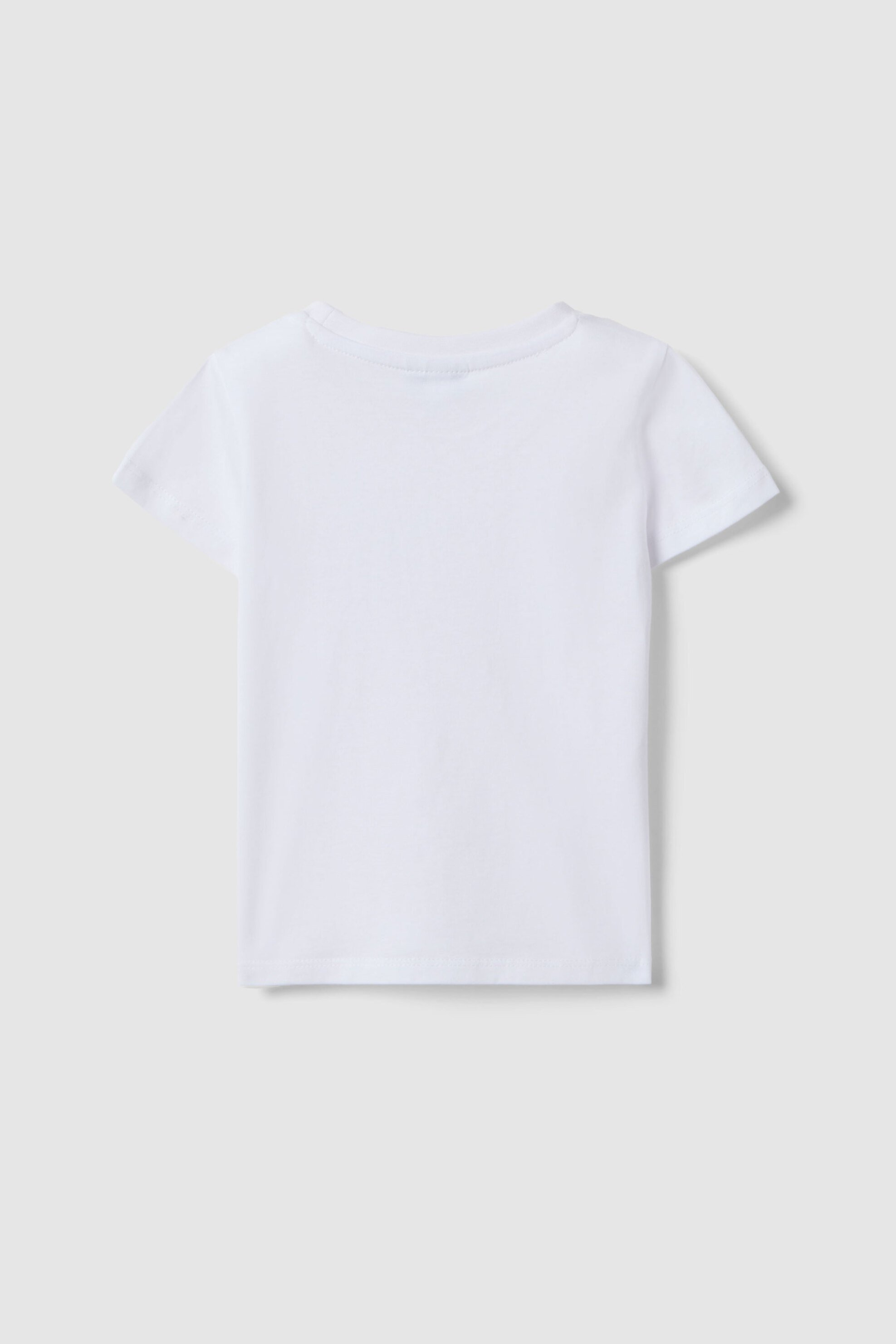 OVS βρεφικό T-shirt με print Regular Fit - 002617146 Λευκό φωτογραφία