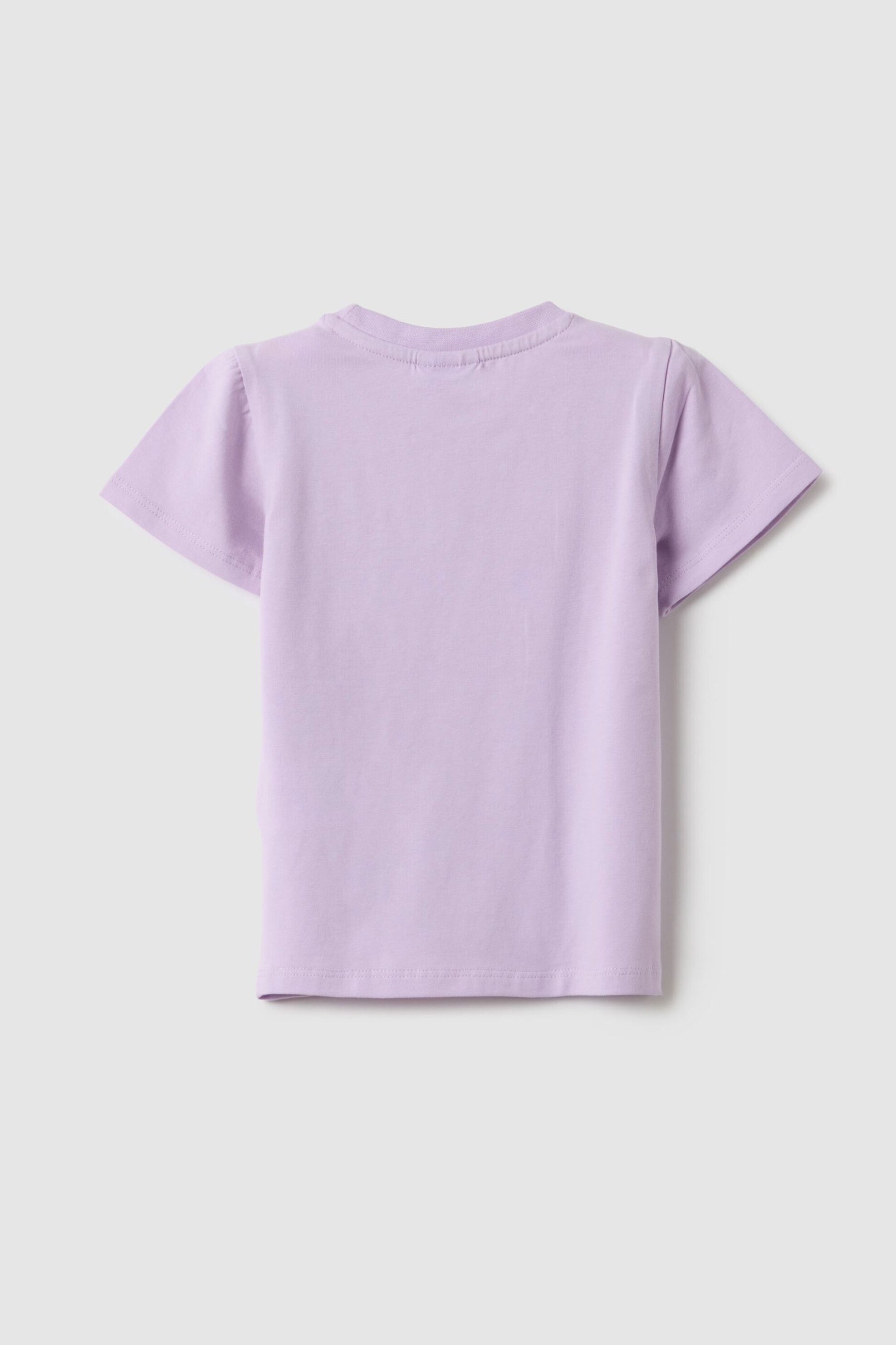 OVS βρεφικό T-shirt με print καρδιά Regular Fit - 002617160 Λιλά φωτογραφία