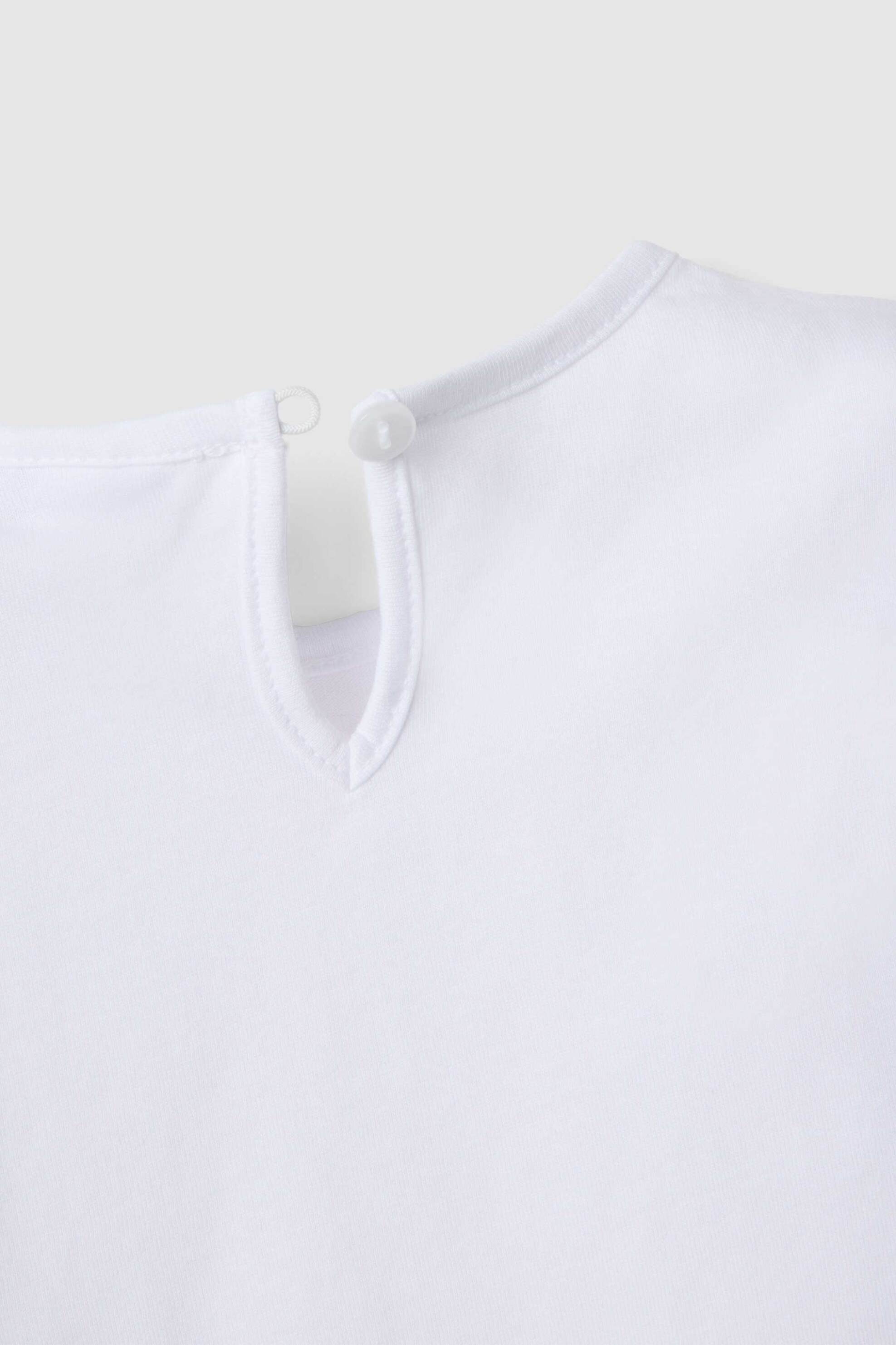 OVS βρεφικό T-shirt με print μονόκερος Regular Fit - 002649712 Λευκό φωτογραφία