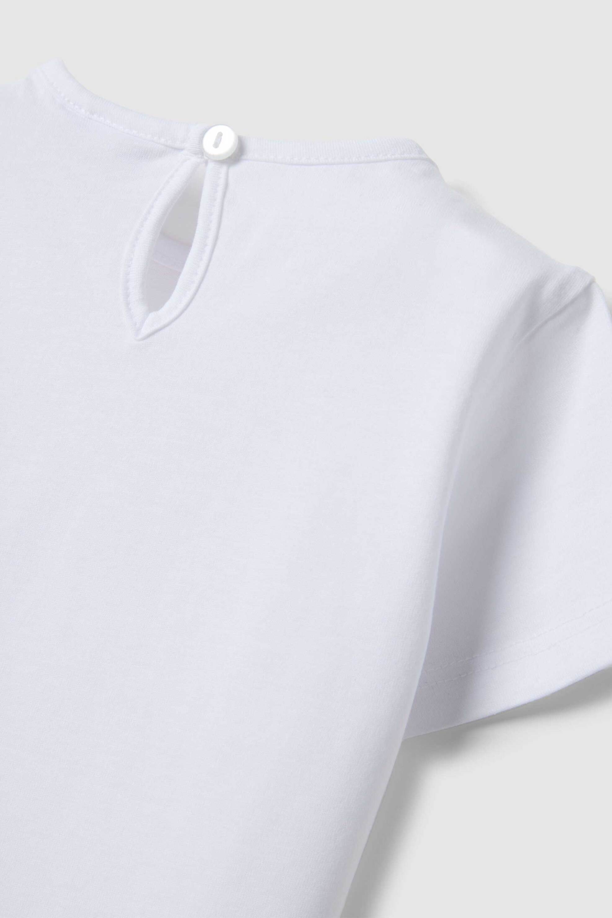 OVS βρεφικό T-shirt με print Regular Fit - 002649716 Λευκό φωτογραφία