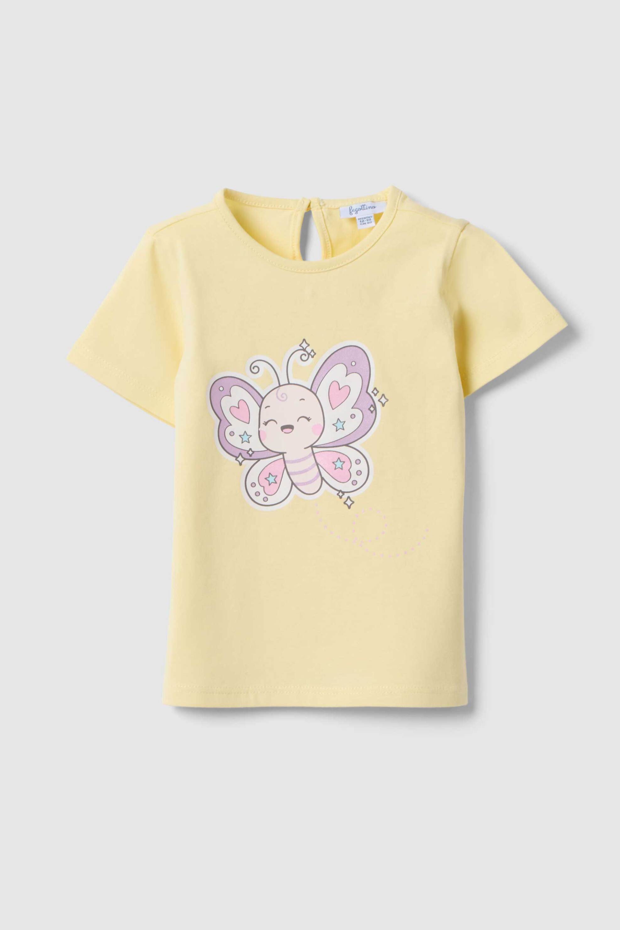 OVS βρεφικό T-shirt με print Regular Fit - 002649720 Κίτρινο