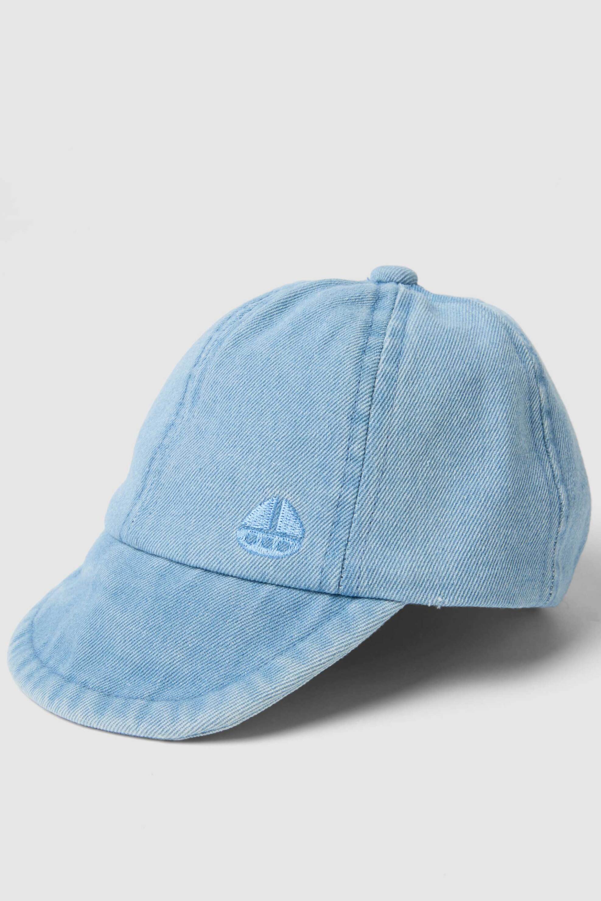 OVS βρεφικό καπέλο με κέντημα - 002616731 Denim Blue φωτογραφία