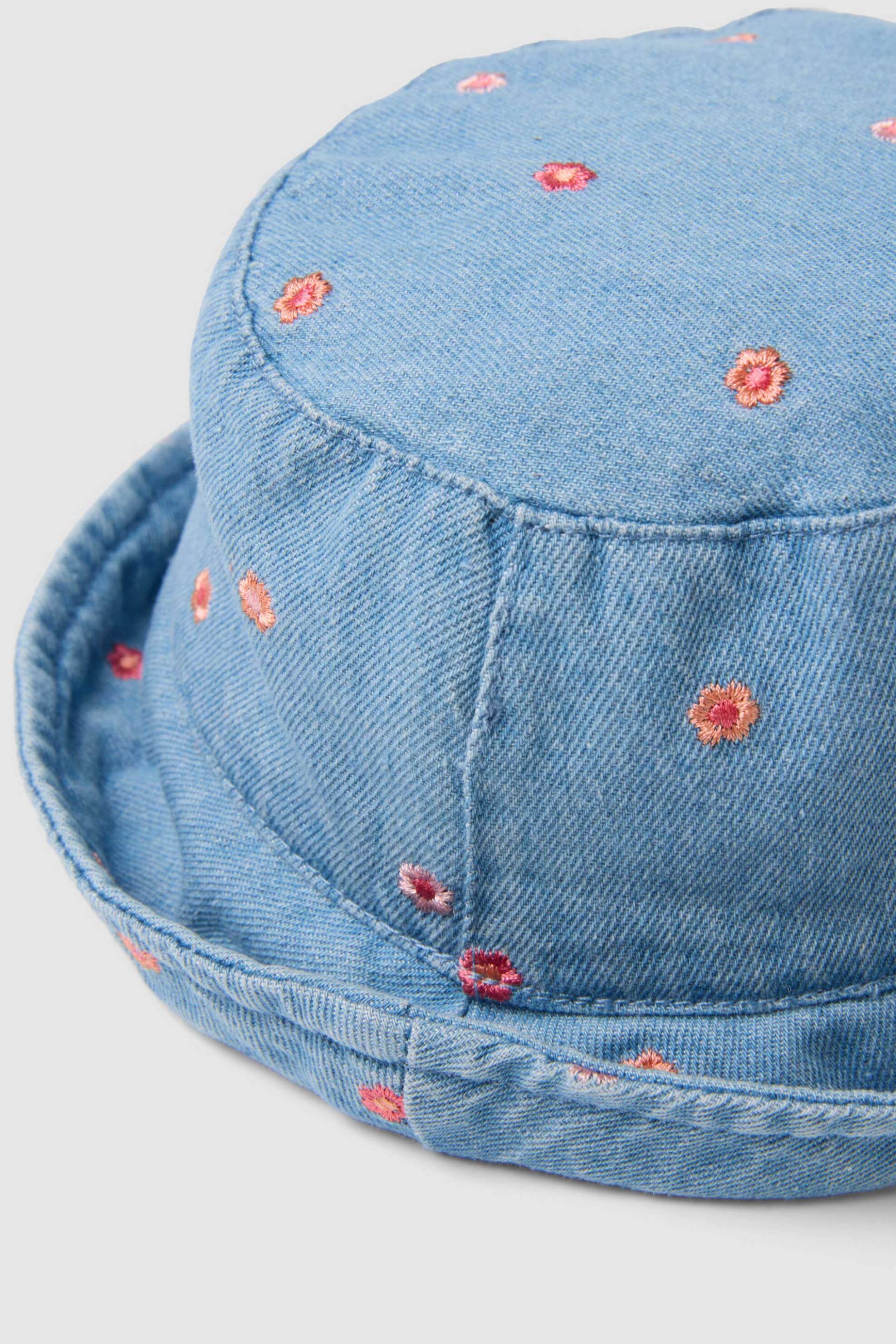 OVS βρεφικό καπέλο bucket με all-over print - 002616740 Denim Blue φωτογραφία