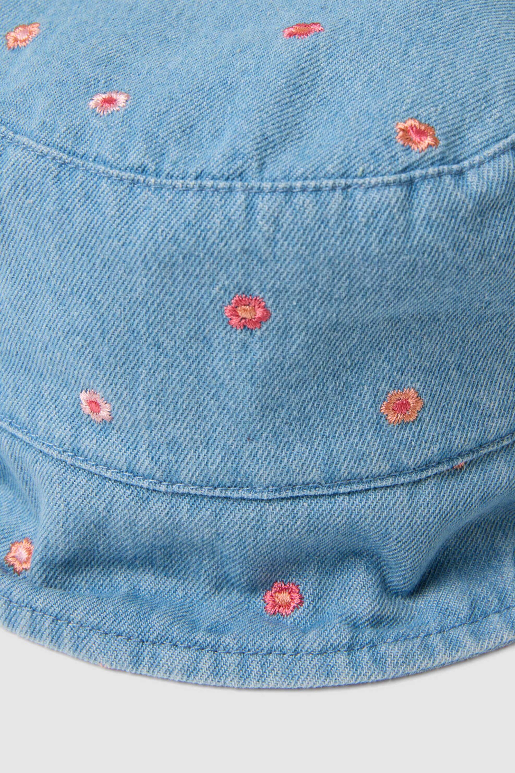 OVS βρεφικό καπέλο bucket με all-over print - 002616740 Denim Blue φωτογραφία