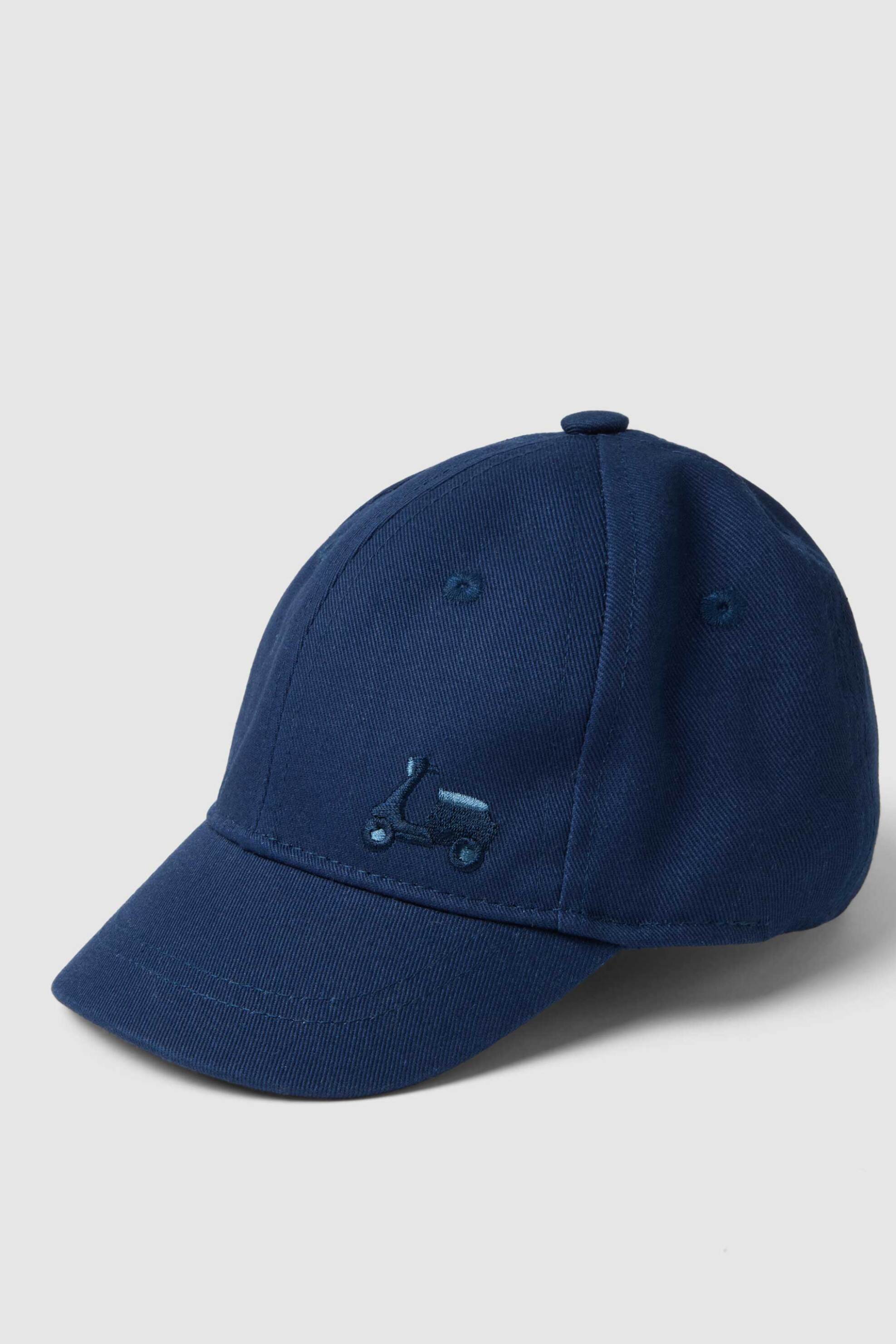 OVS βρεφικό καπέλο με κέντημα - 002616749 Denim Blue Σκούρο φωτογραφία