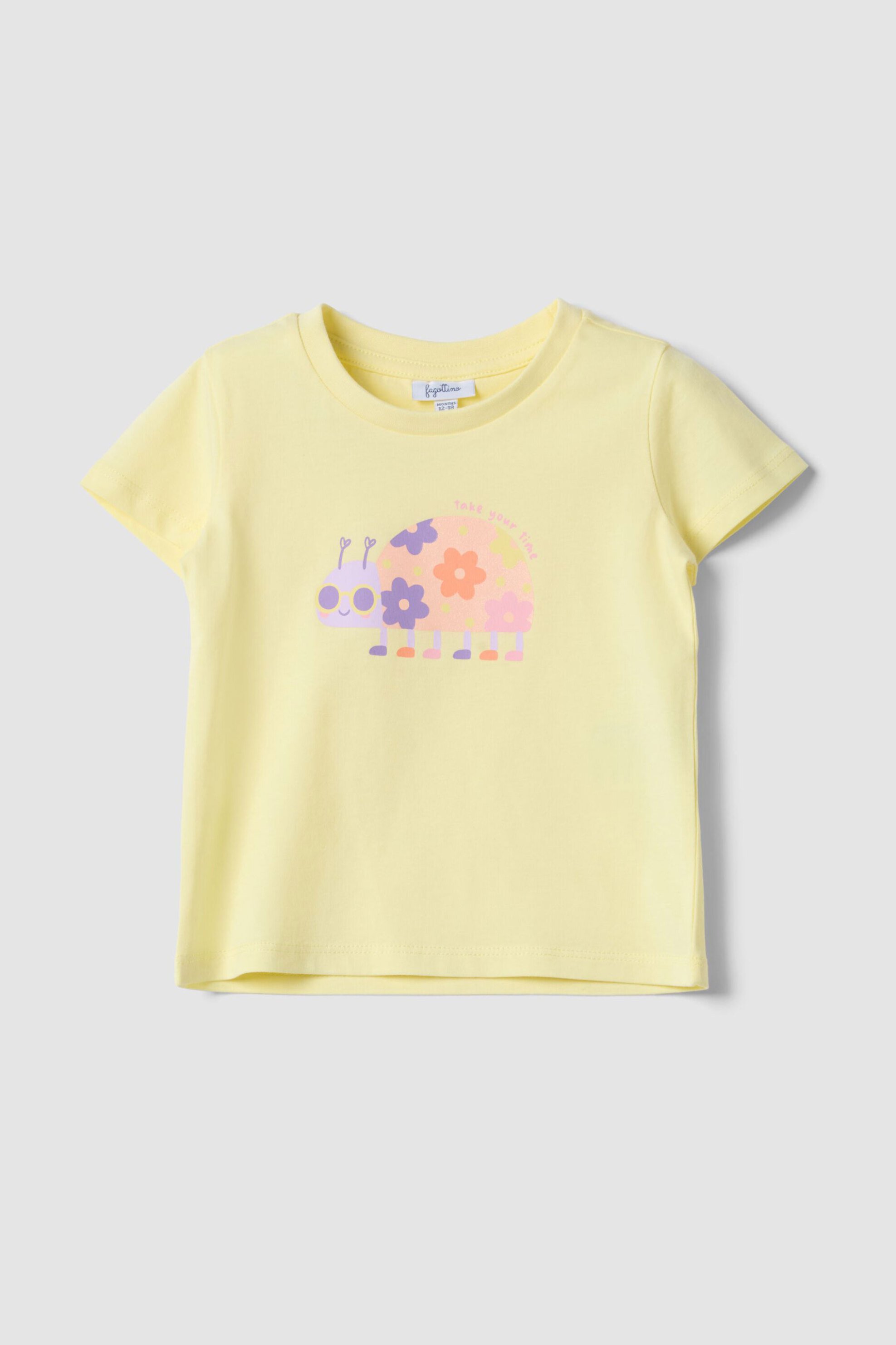 OVS βρεφικό T-shirt με print Regular Fit - 002682140 Κίτρινο