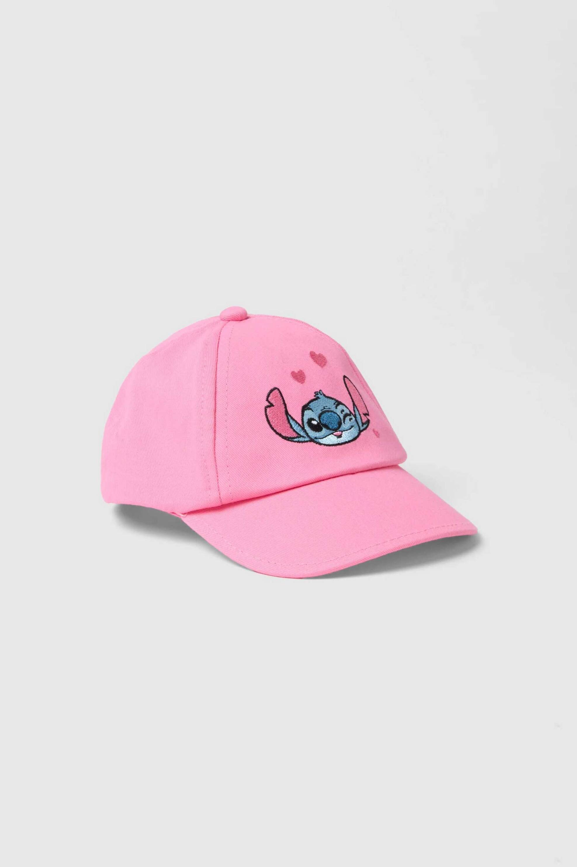 OVS βρεφικό καπέλο με κέντημα "Stitch" - 002576144 Ροζ