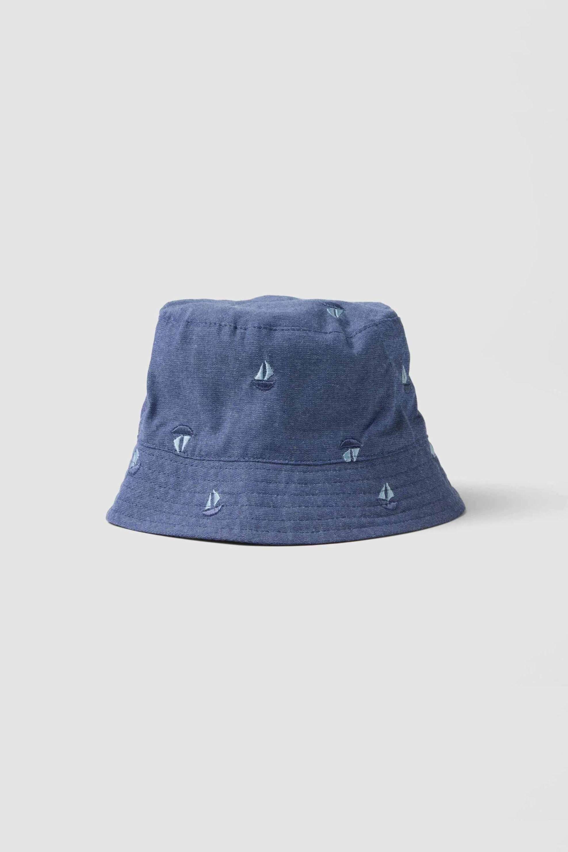 OVS βρεφικό καπέλο bucket με all-over print - 002684580 Denim Blue