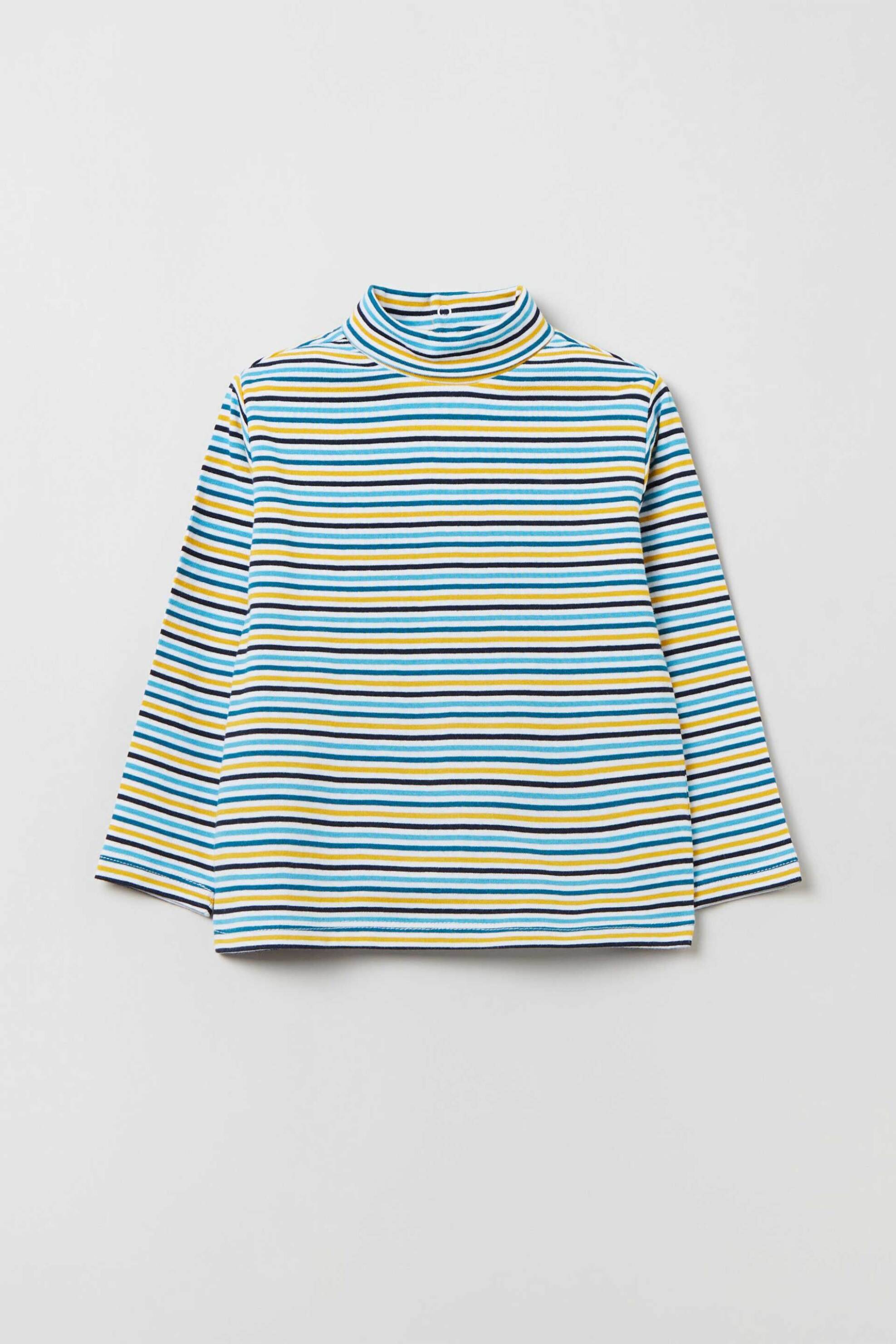 OVS KIDS OVS παιδική μπλούζα ριγέ βαμβακερή - 001913327 Κίτρινο