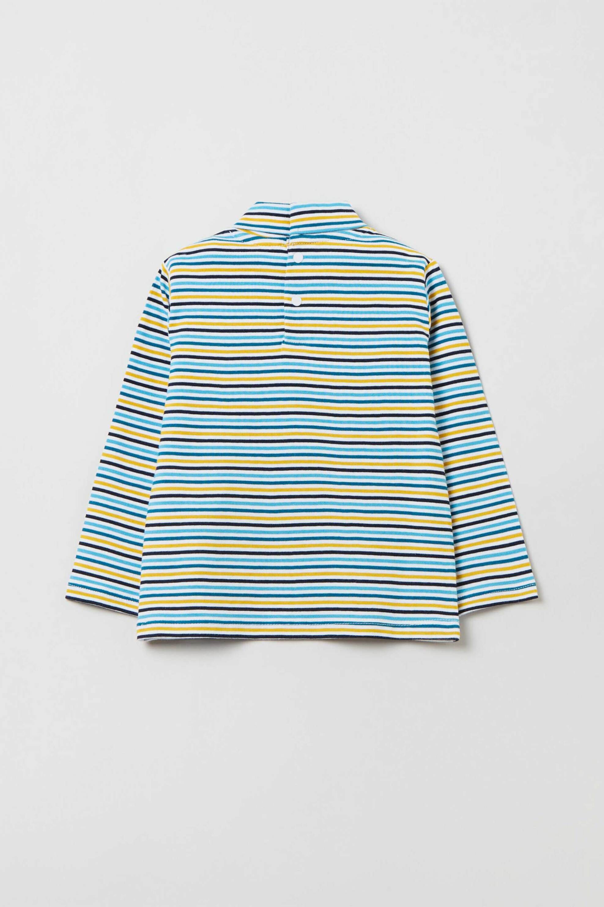 OVS παιδική μπλούζα ριγέ βαμβακερή - 001913327 Κίτρινο φωτογραφία